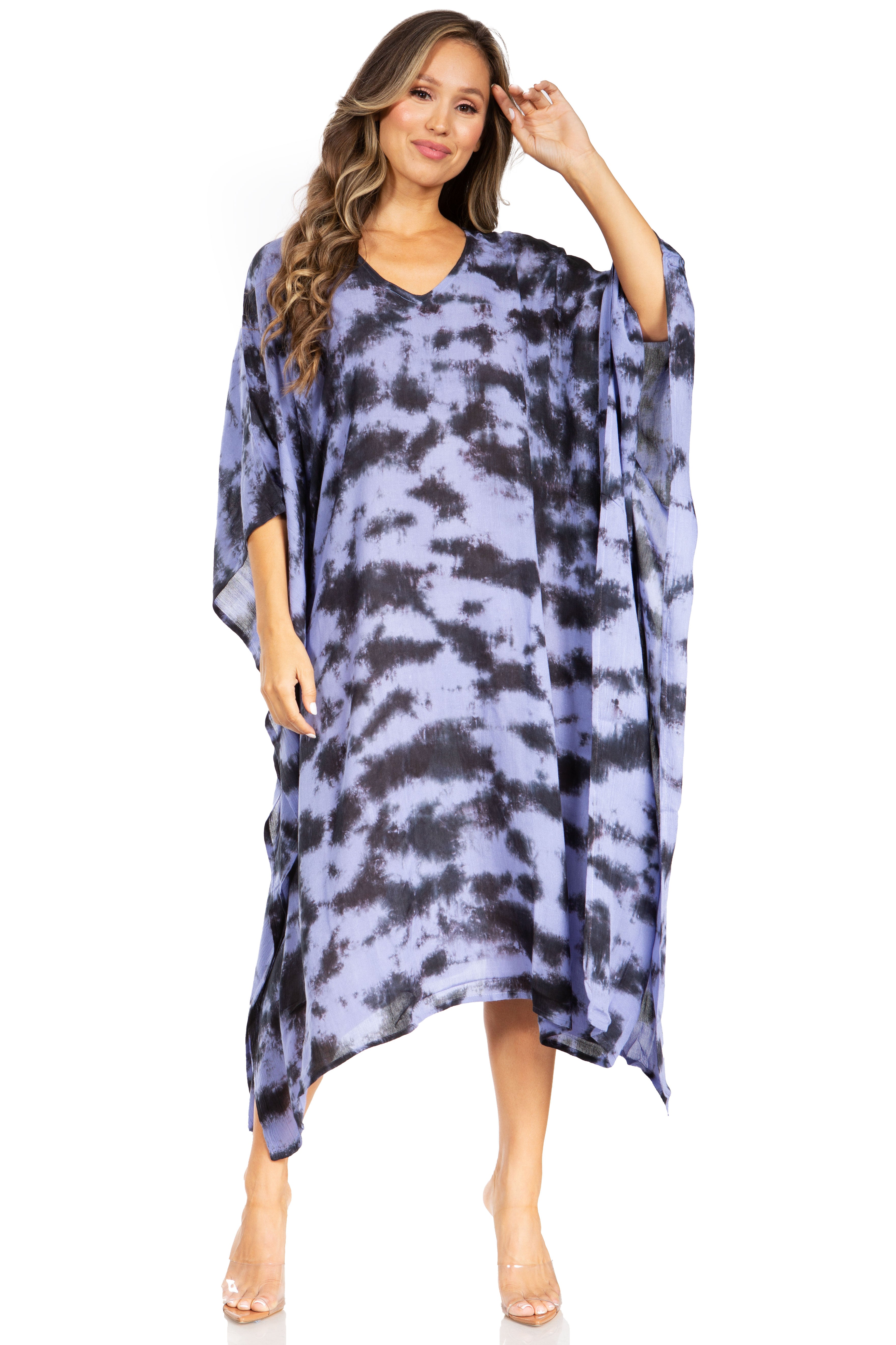 Sakkas Clementine Tie Dye Caftan