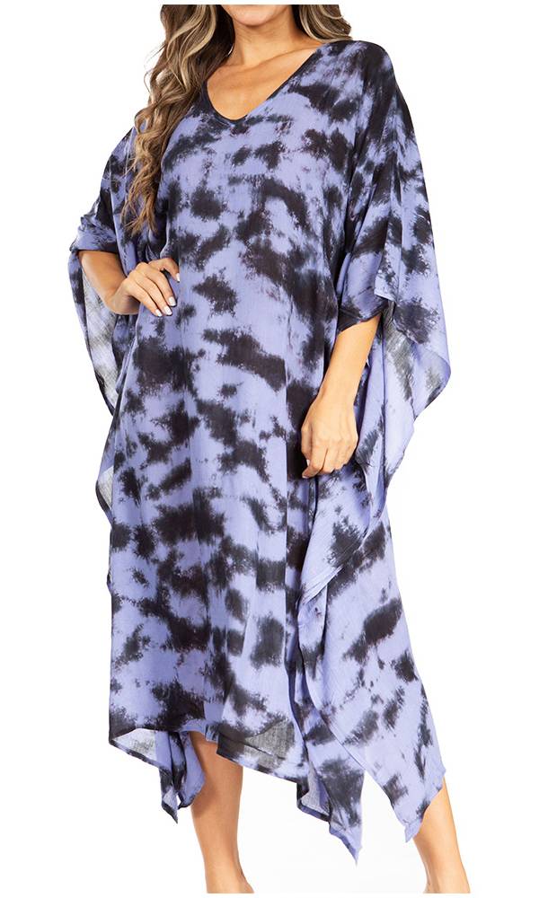 Sakkas Clementine Tie Dye Caftan