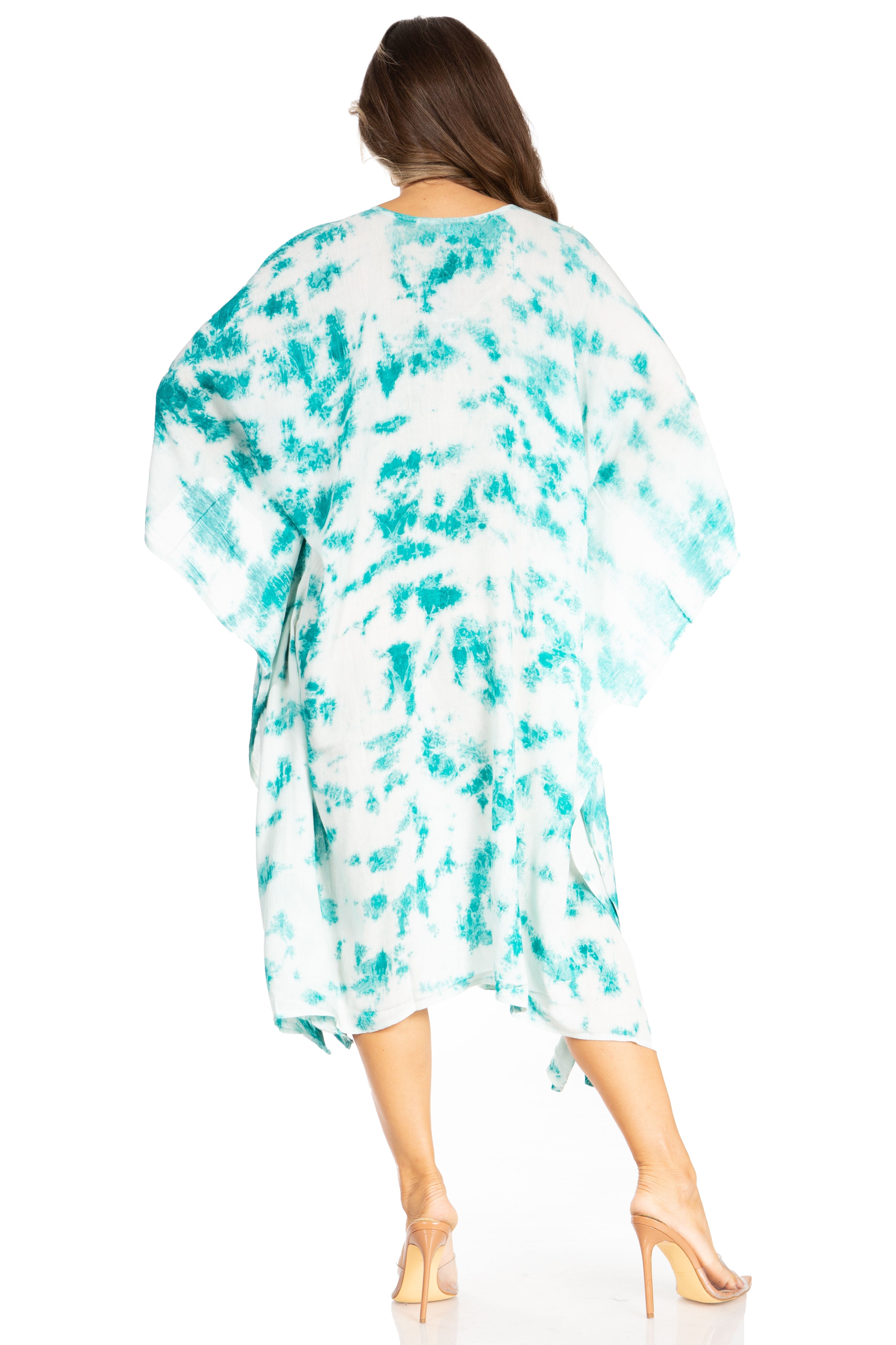 Sakkas Clementine Tie Dye Caftan