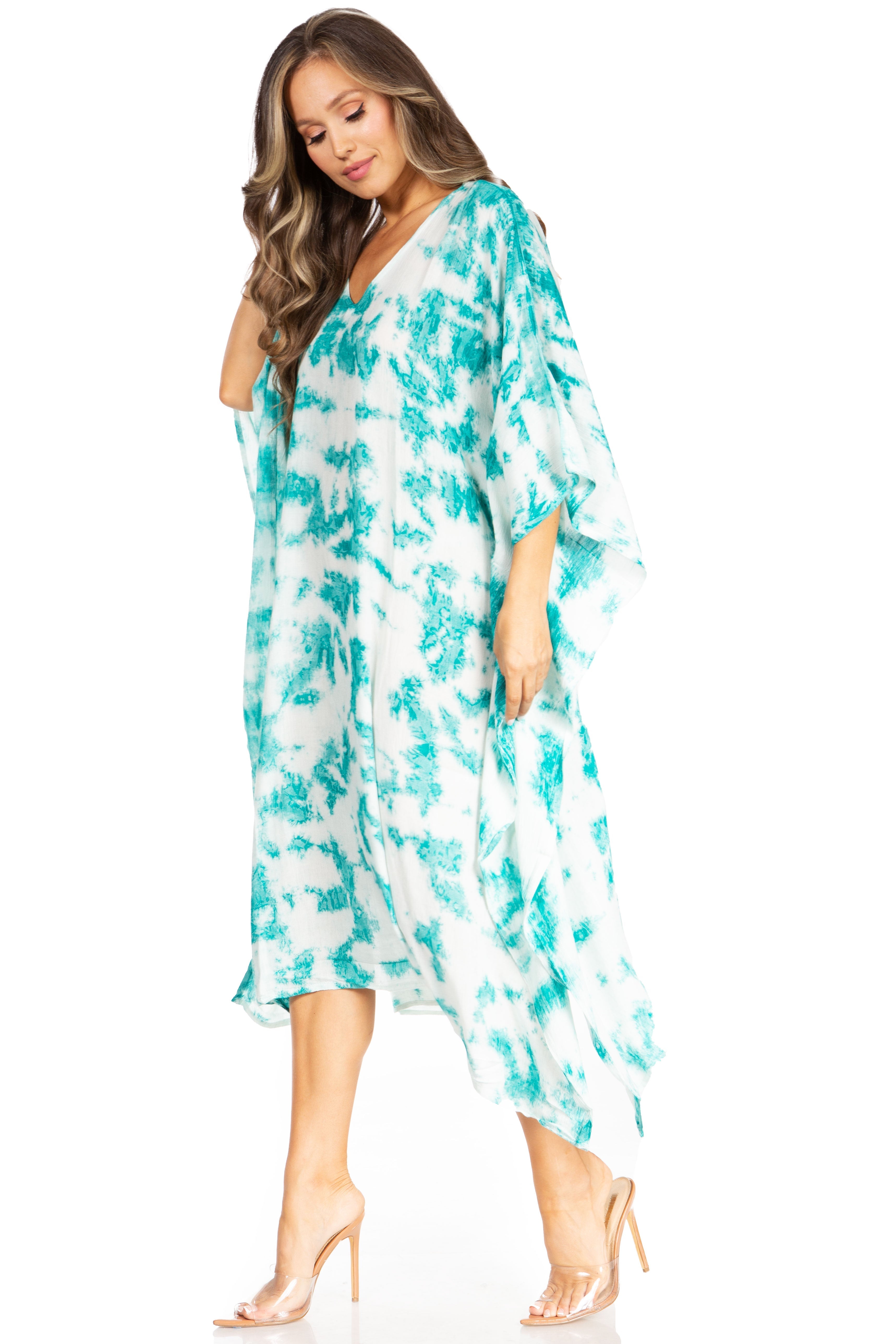 Sakkas Clementine Tie Dye Caftan