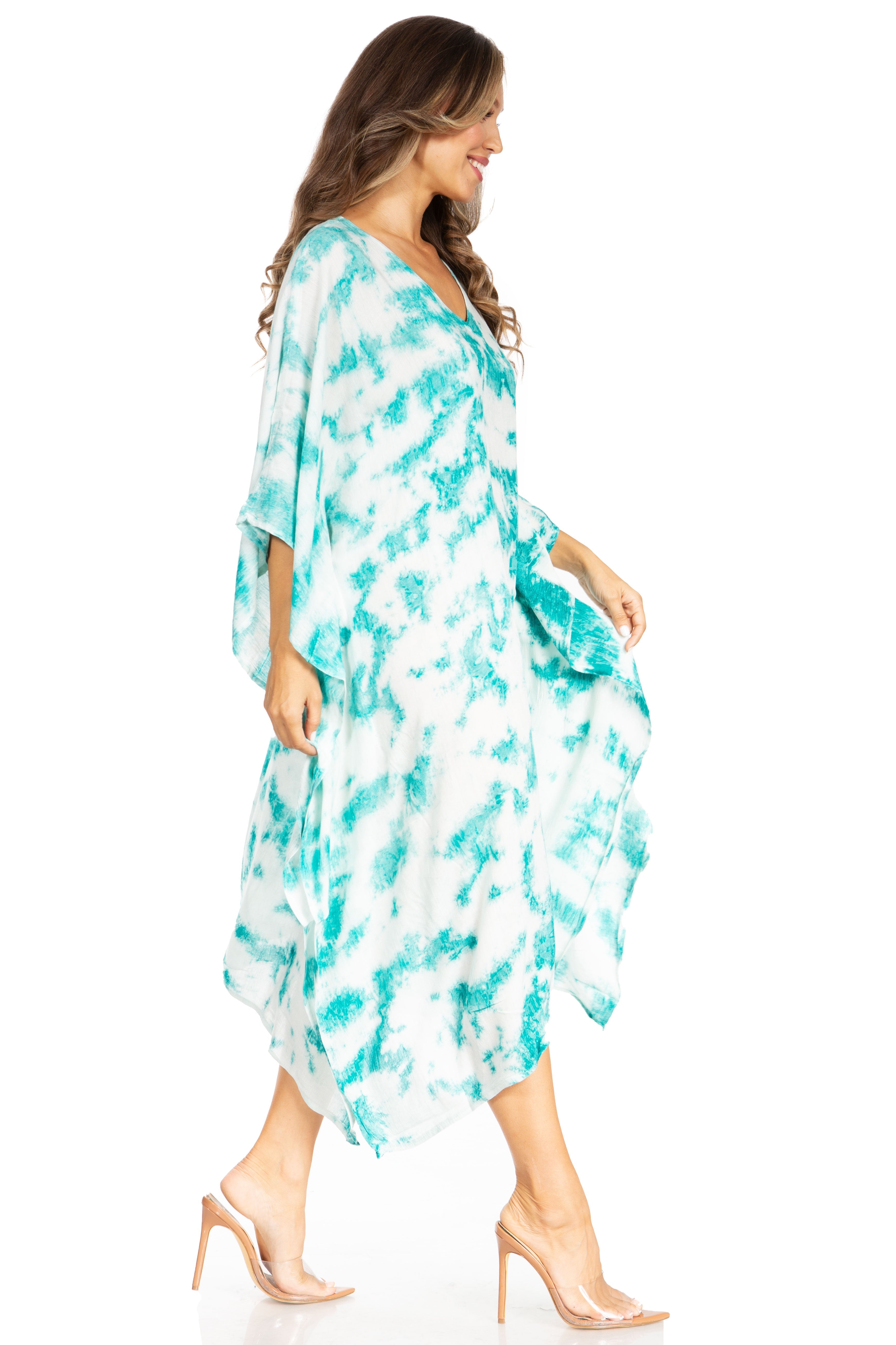 Sakkas Clementine Tie Dye Caftan