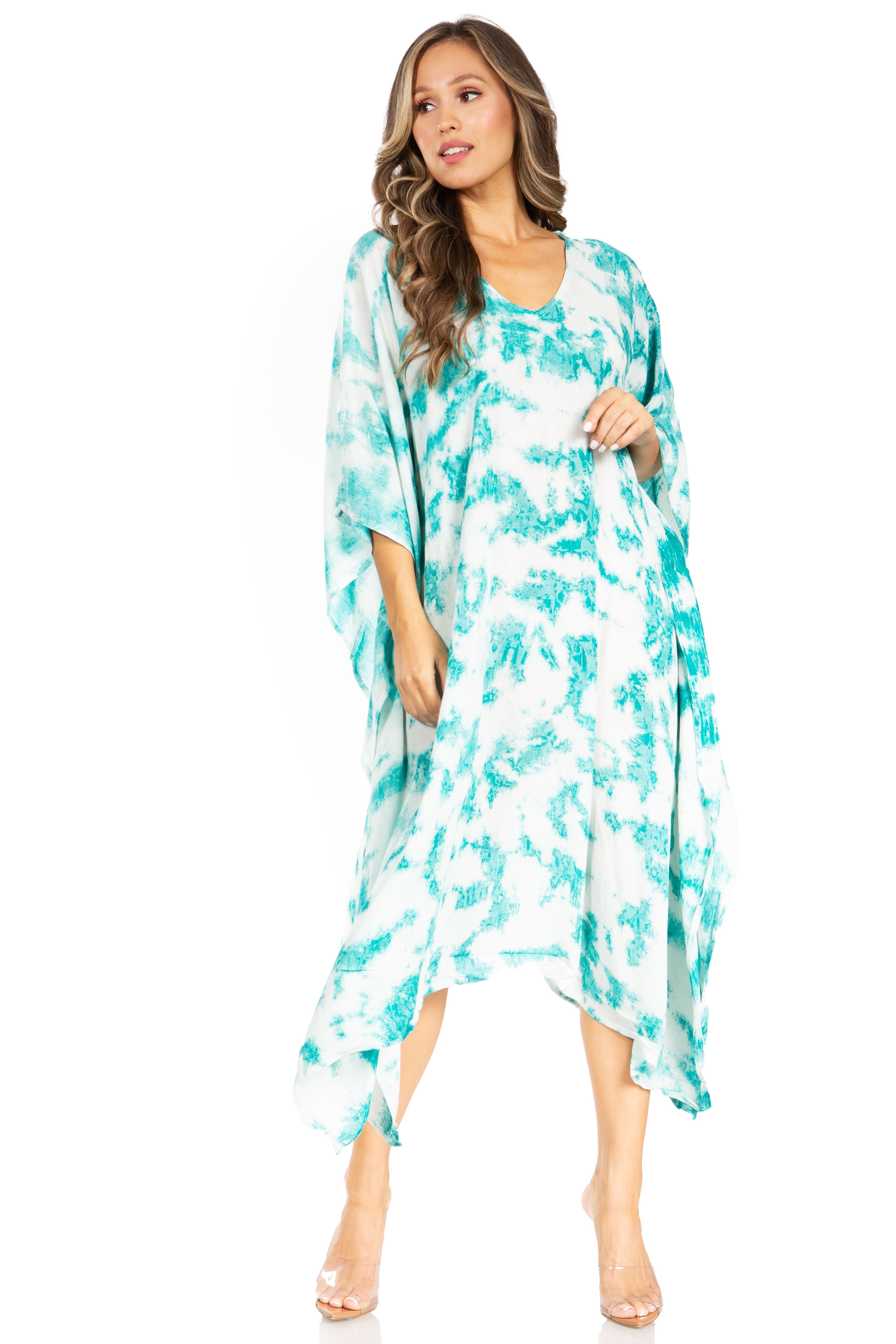 Sakkas Clementine Tie Dye Caftan