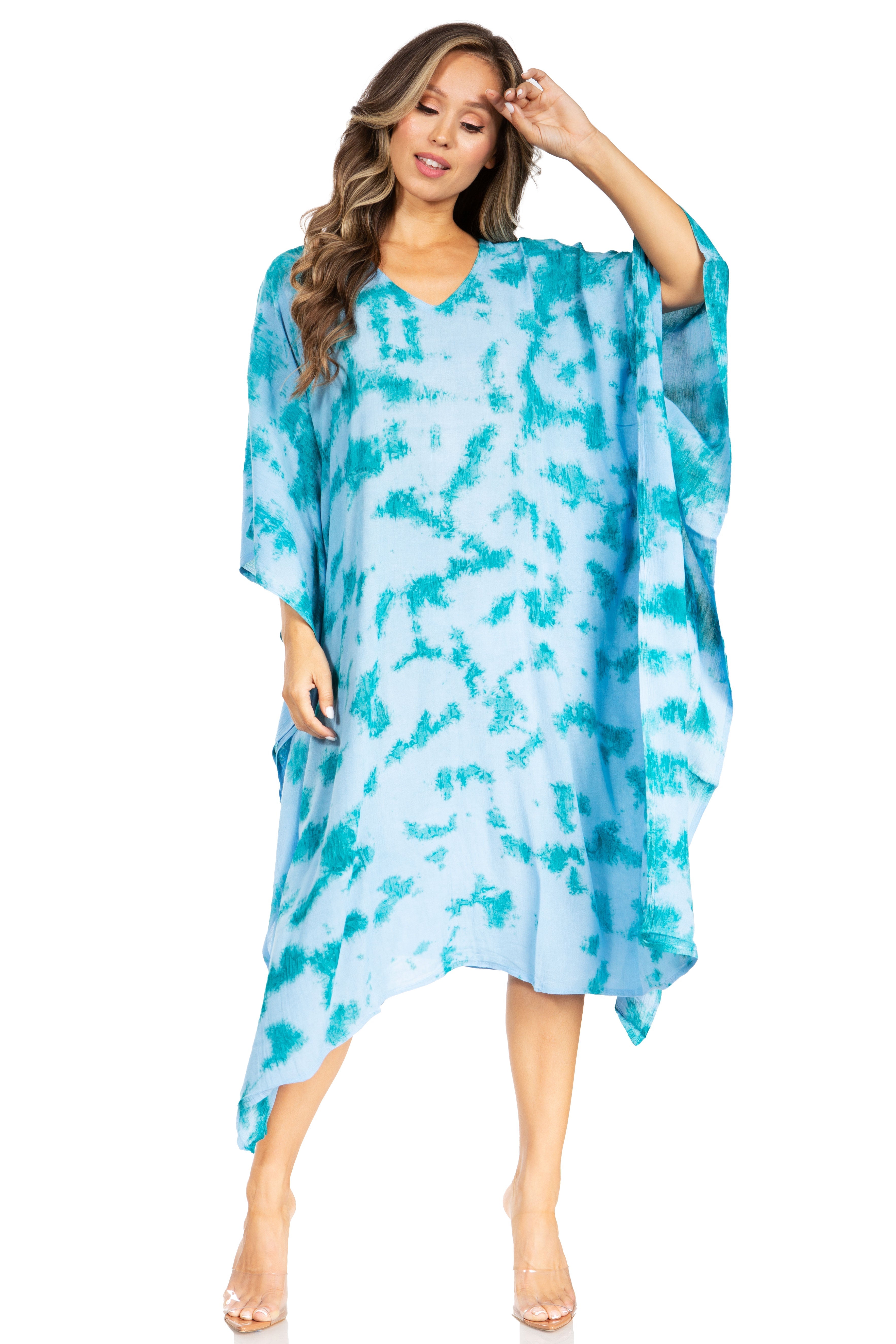 Sakkas Clementine Tie Dye Caftan