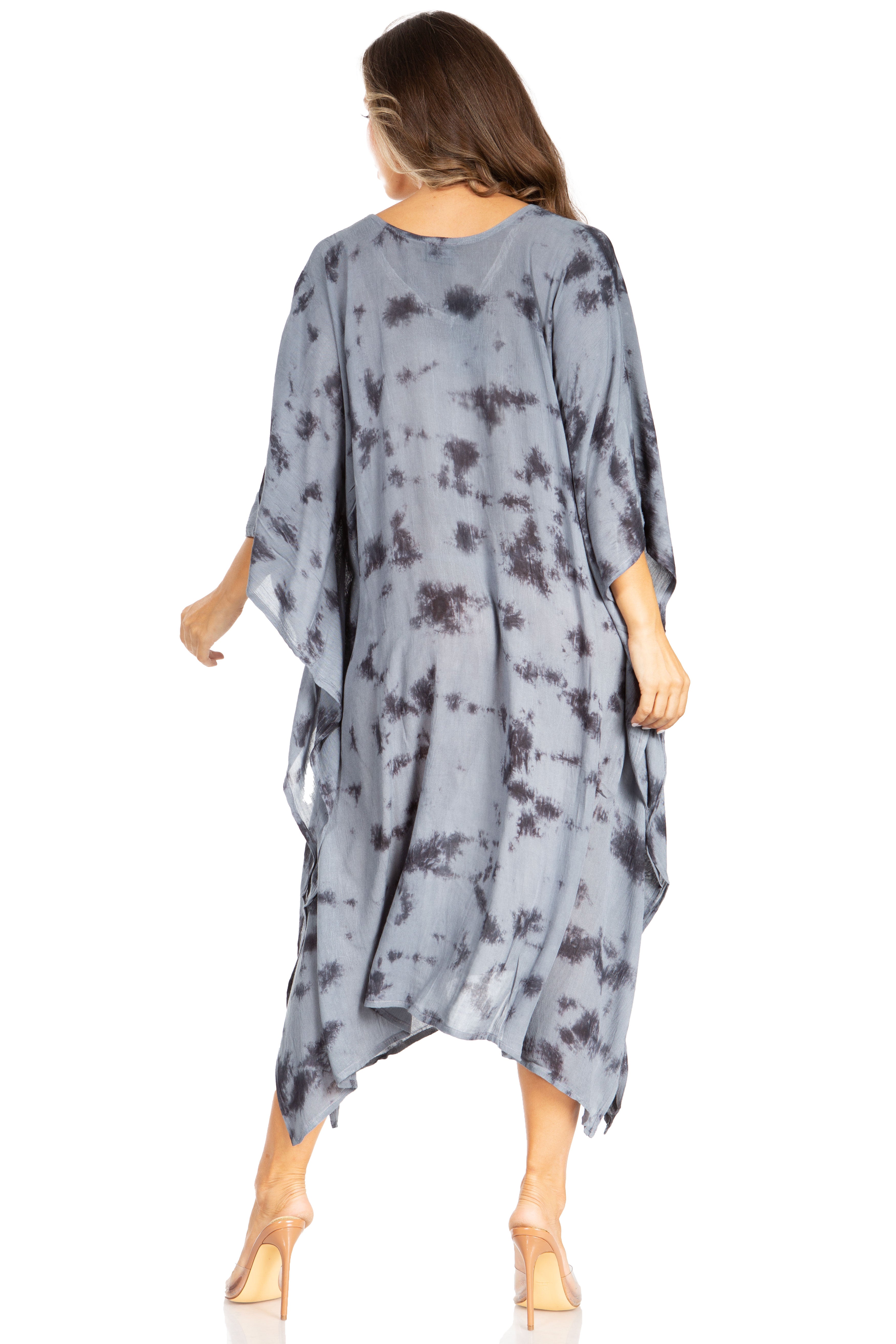 Sakkas Clementine Tie Dye Caftan