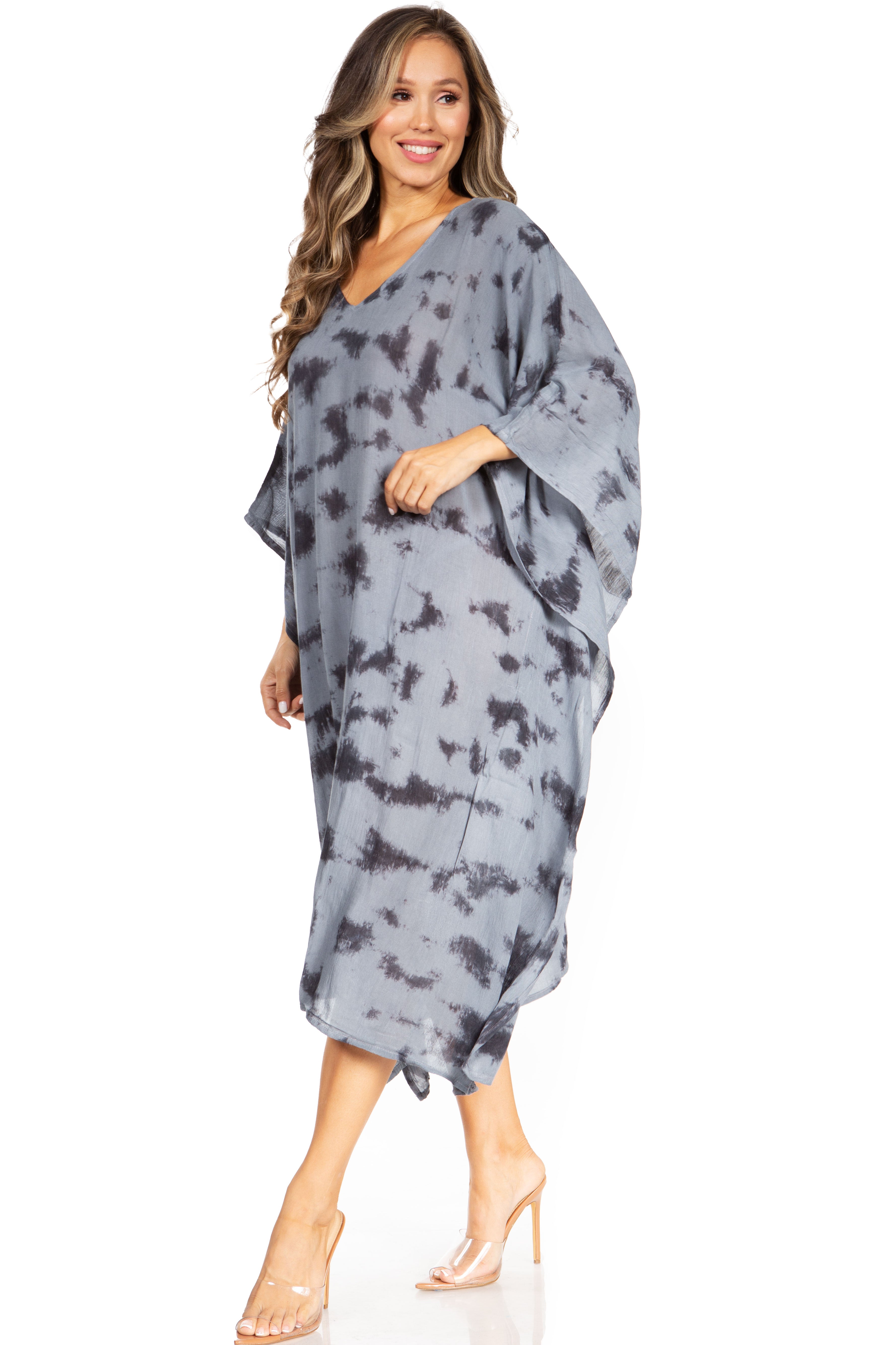 Sakkas Clementine Tie Dye Caftan