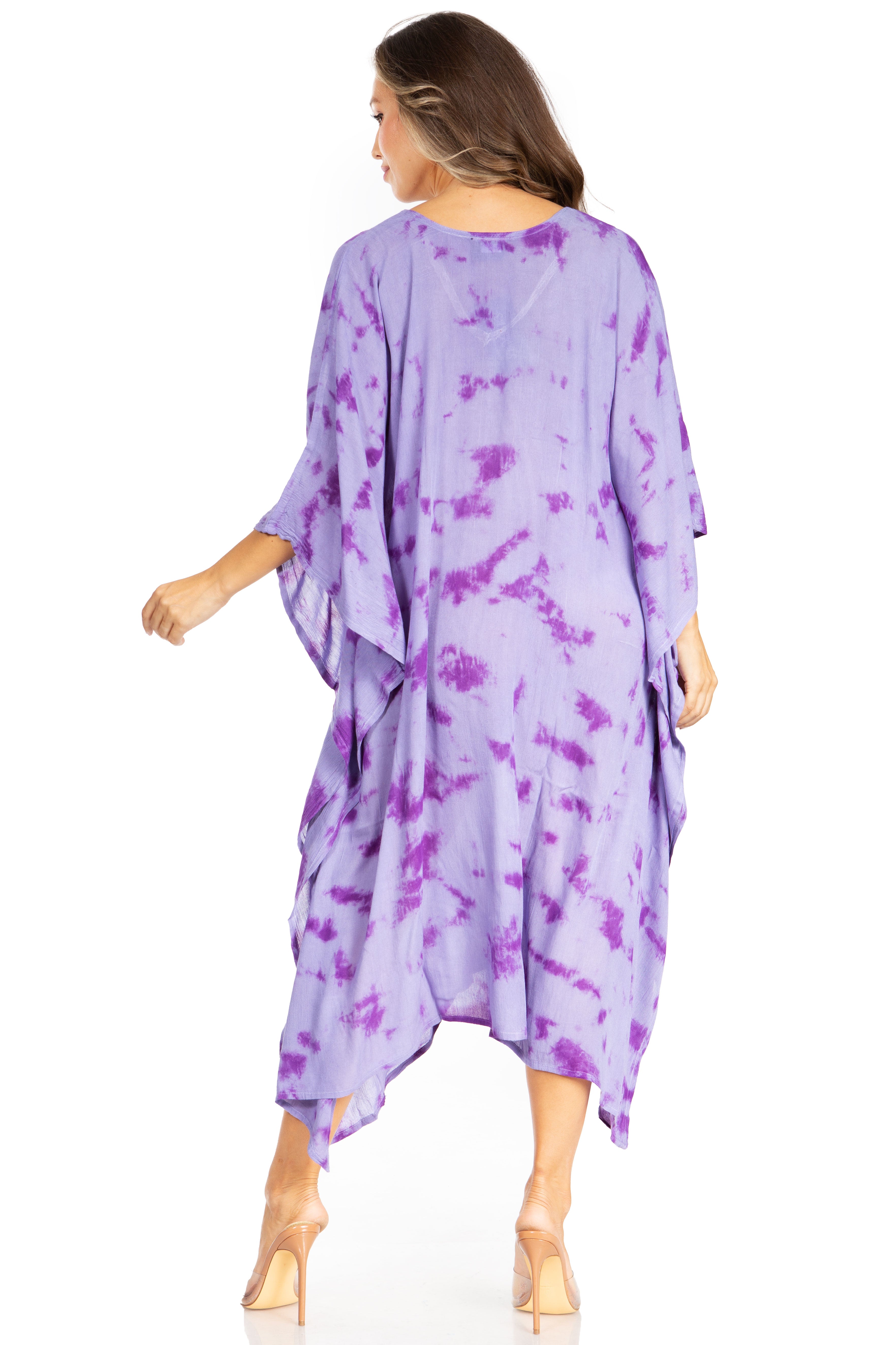 Sakkas Clementine Tie Dye Caftan