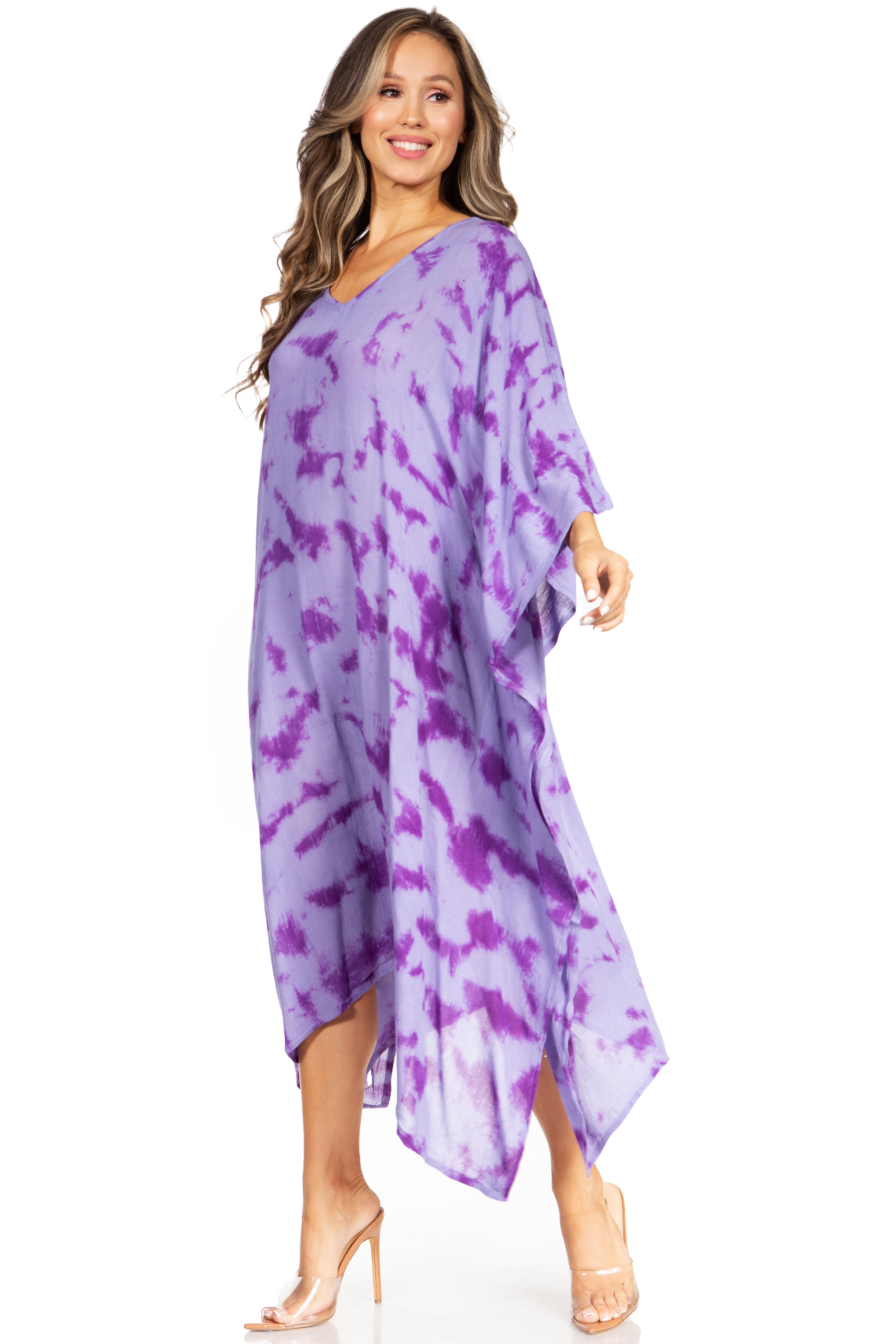 Sakkas Clementine Tie Dye Caftan