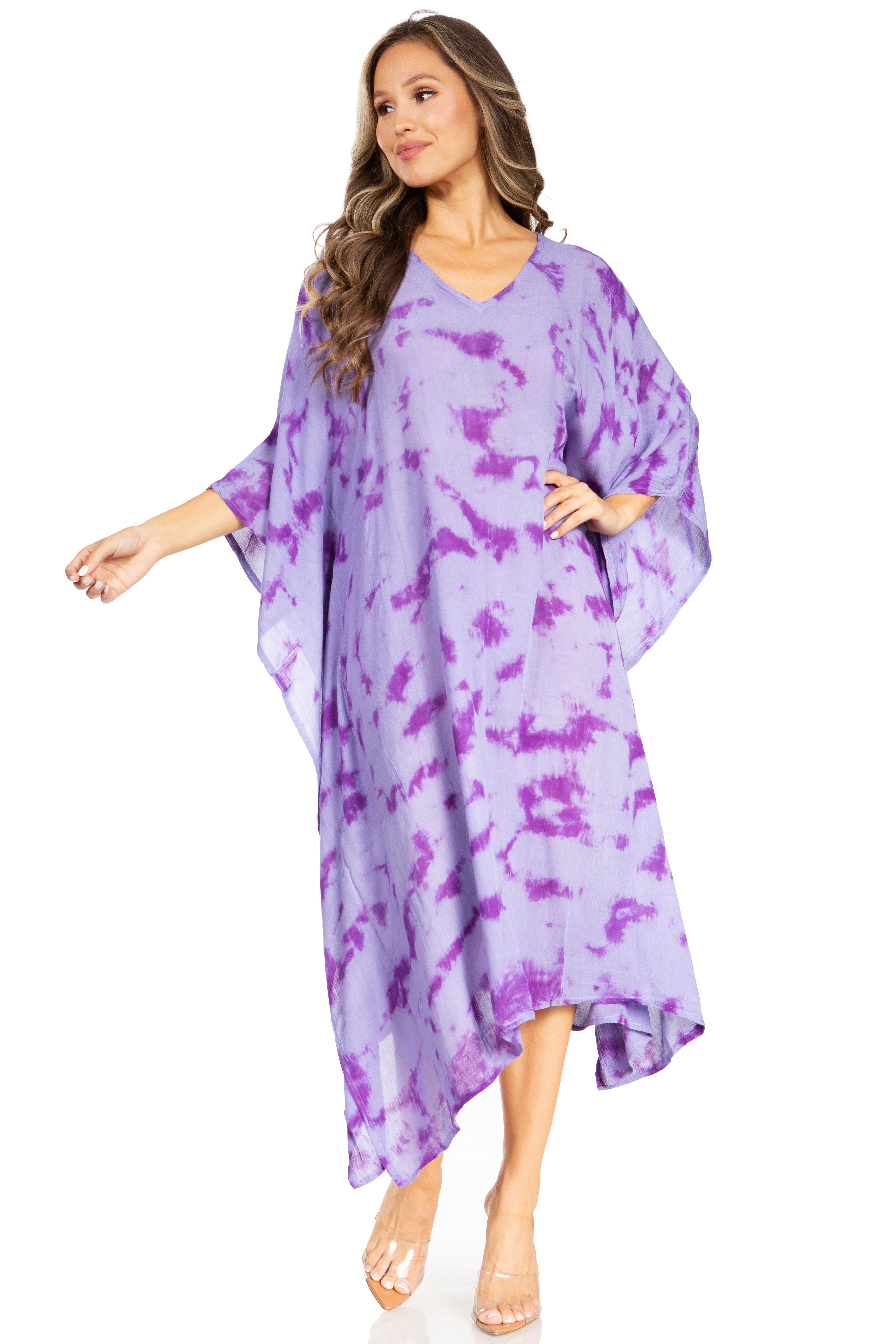 Sakkas Clementine Tie Dye Caftan