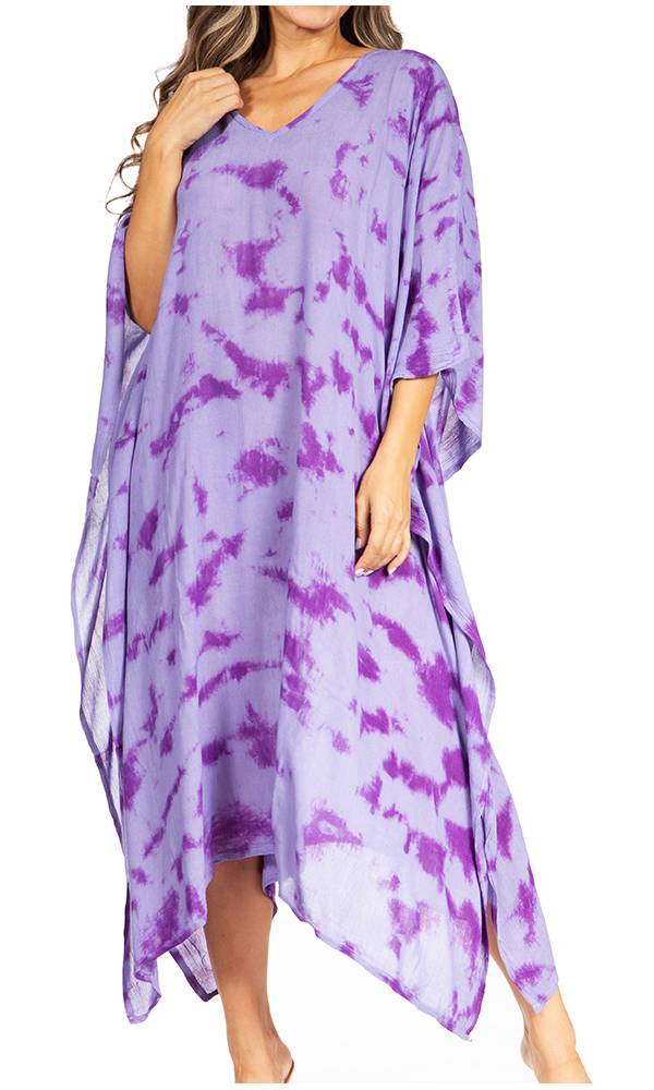 Sakkas Clementine Tie Dye Caftan