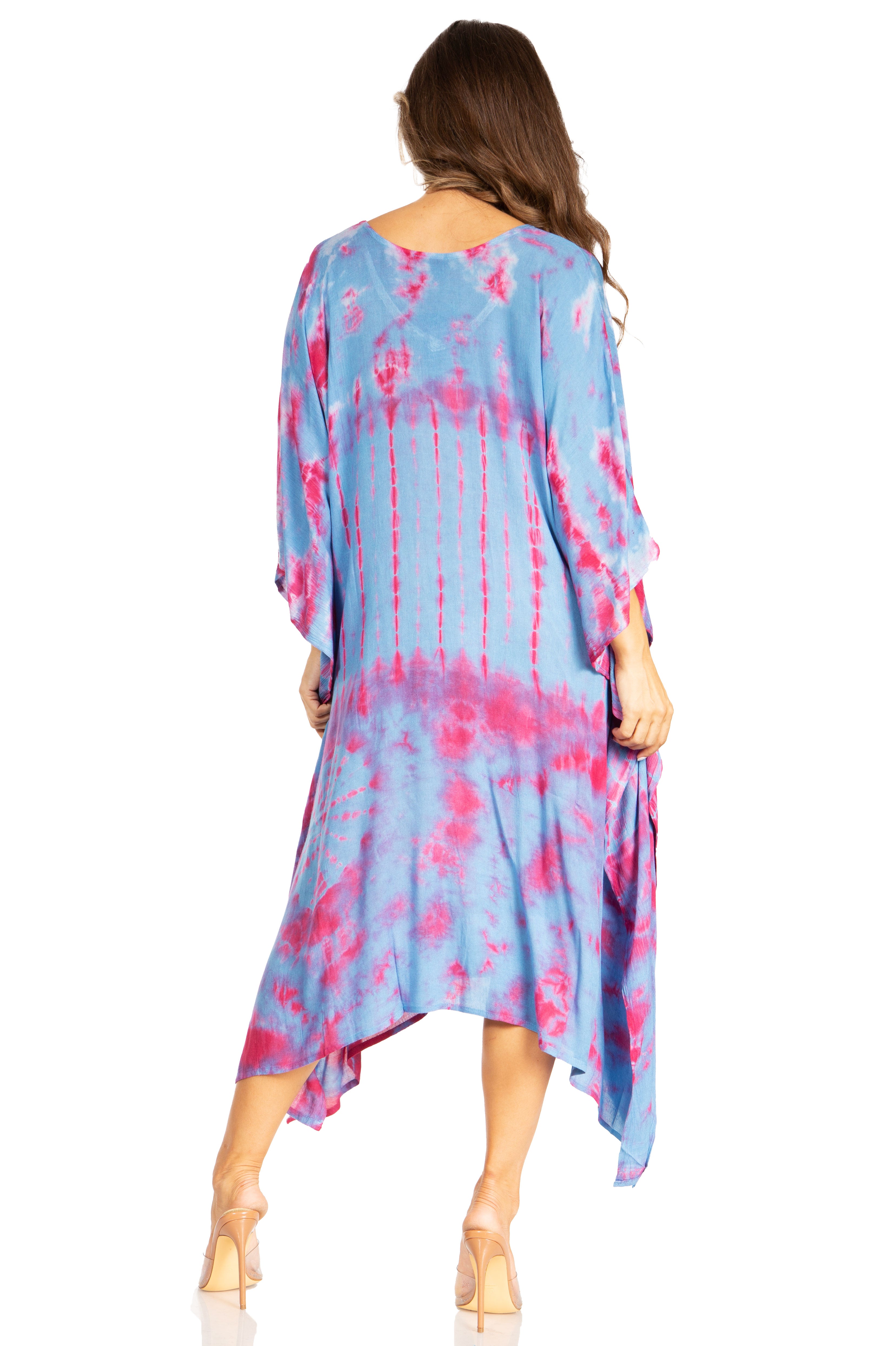 Sakkas Clementine Tie Dye Caftan