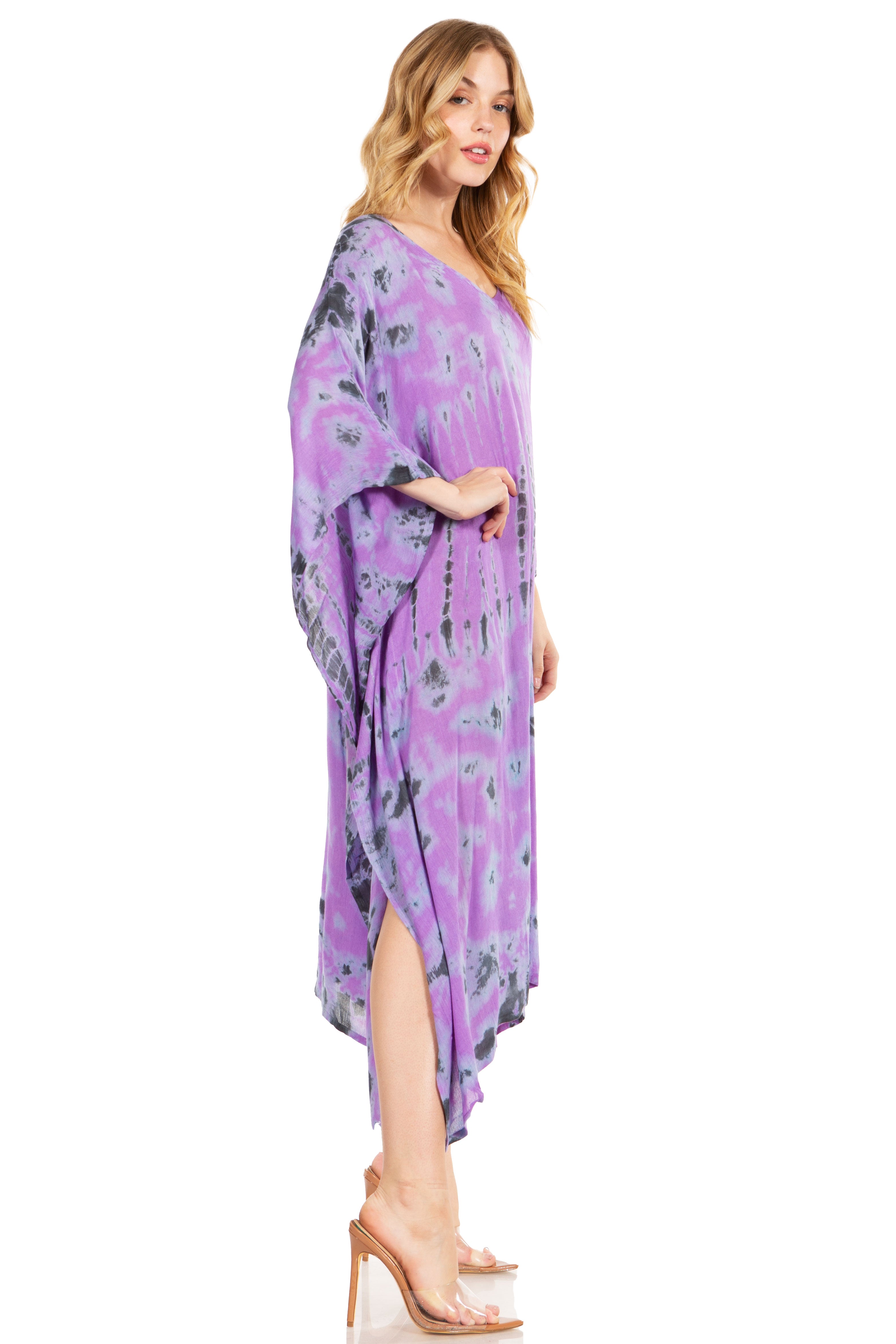 Sakkas Clementine Tie Dye Caftan
