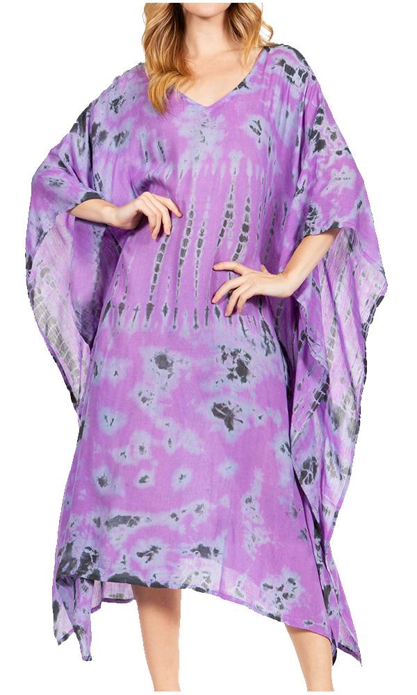 Sakkas Clementine Tie Dye Caftan