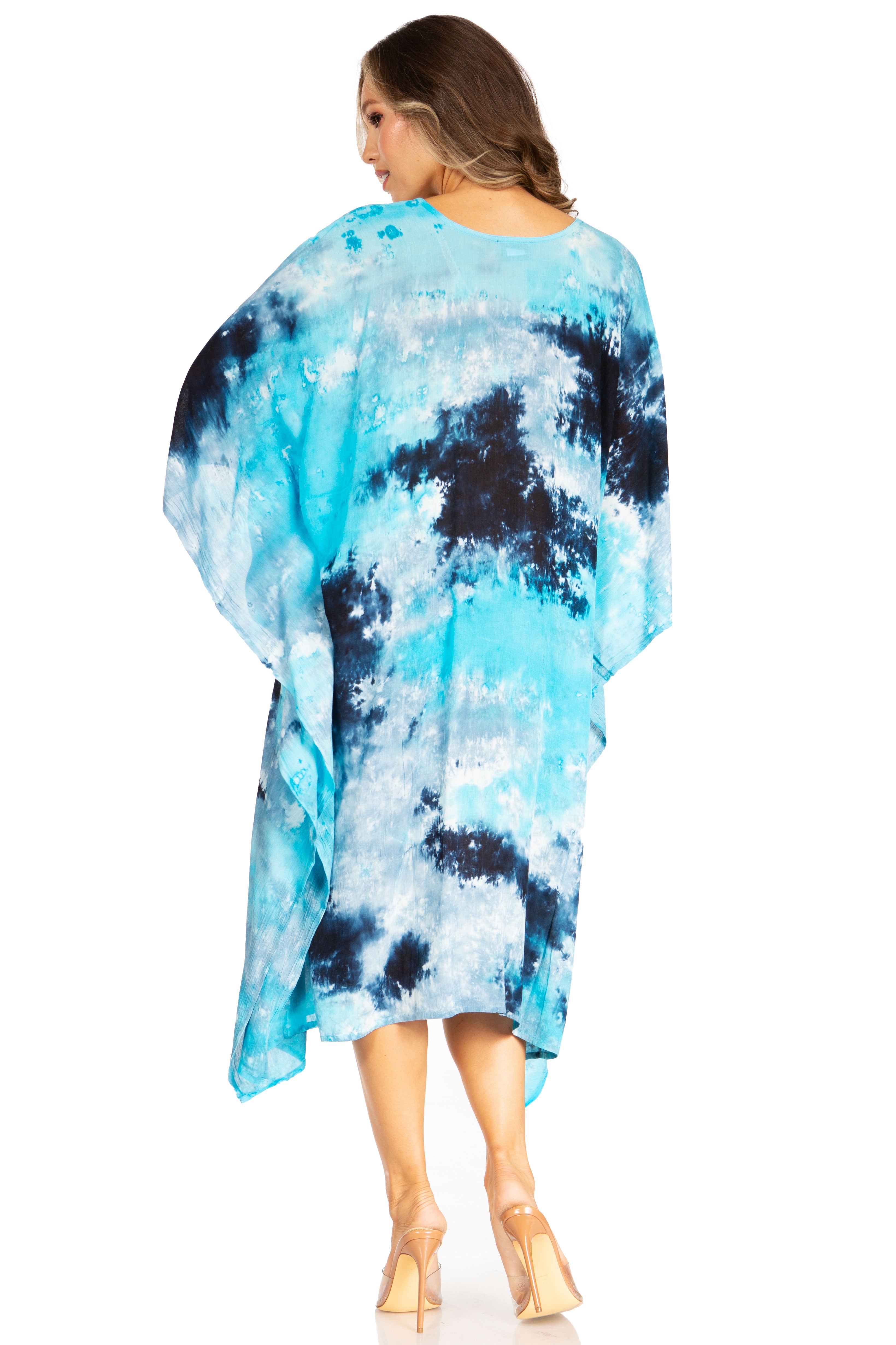 Sakkas - Clementine Second Women's Tie Dye Caftan Dress