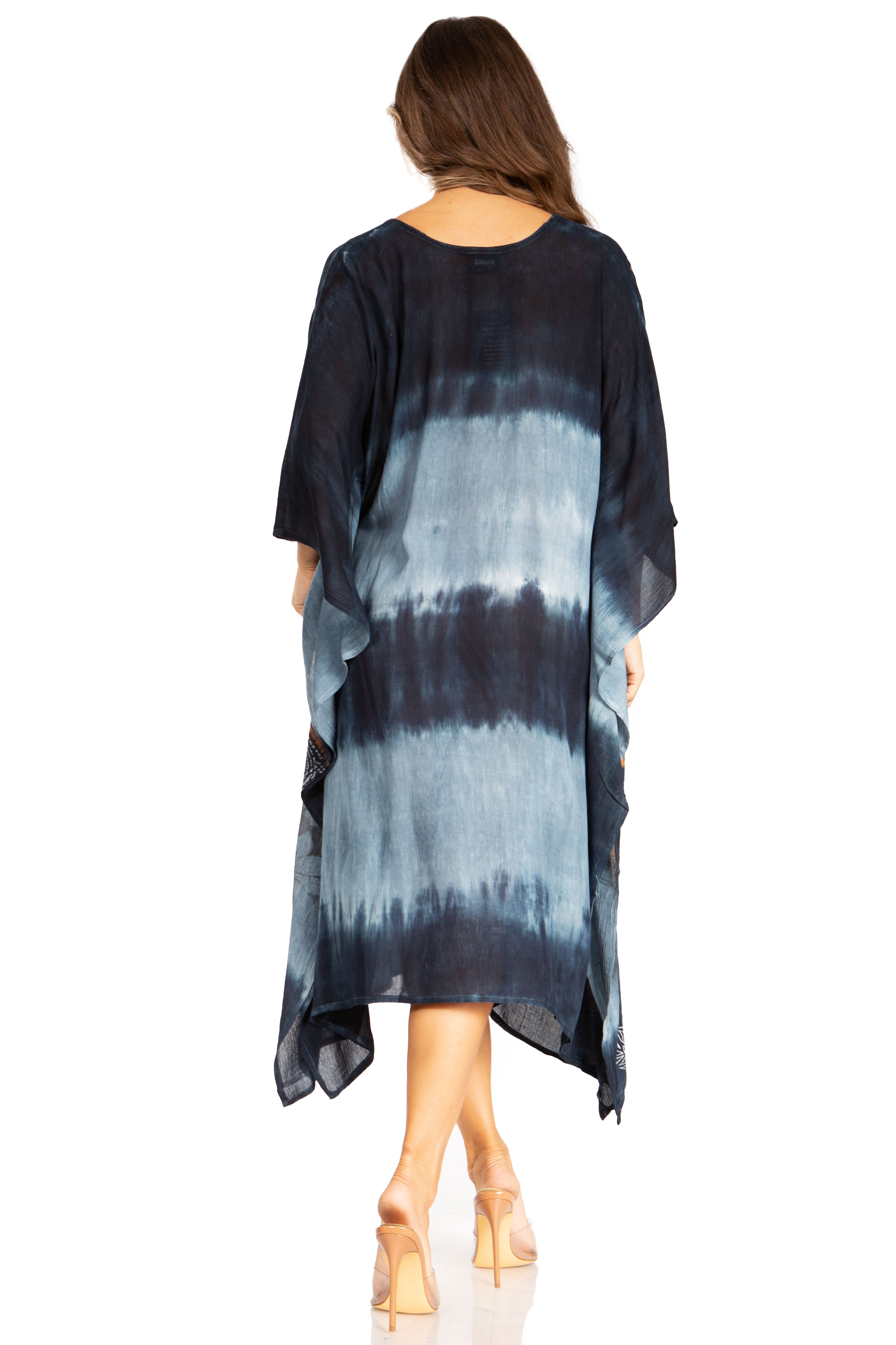 Sakkas - Clementine Second Women's Tie Dye Caftan Dress