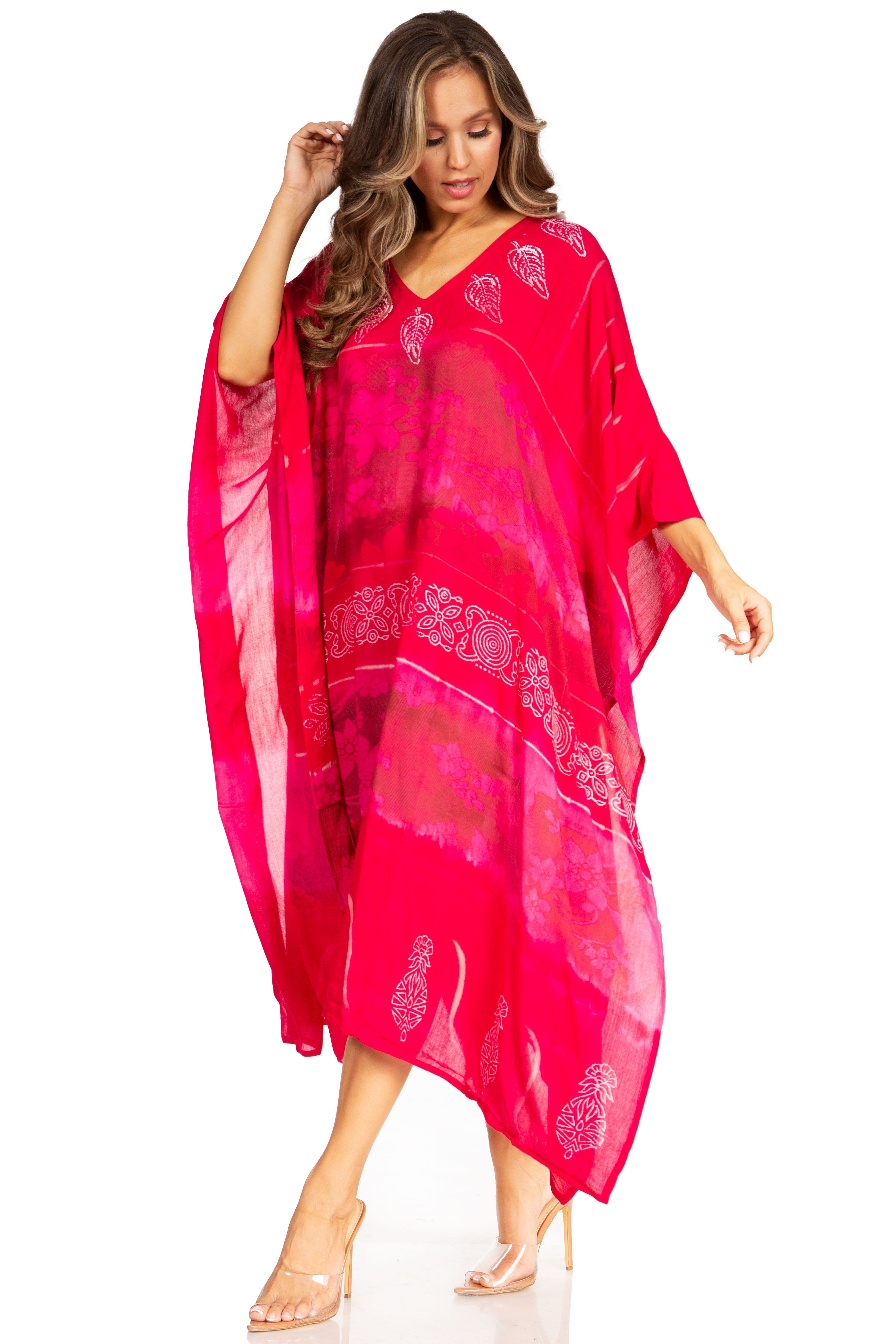 Sakkas - Clementine Second Women's Tie Dye Caftan Dress