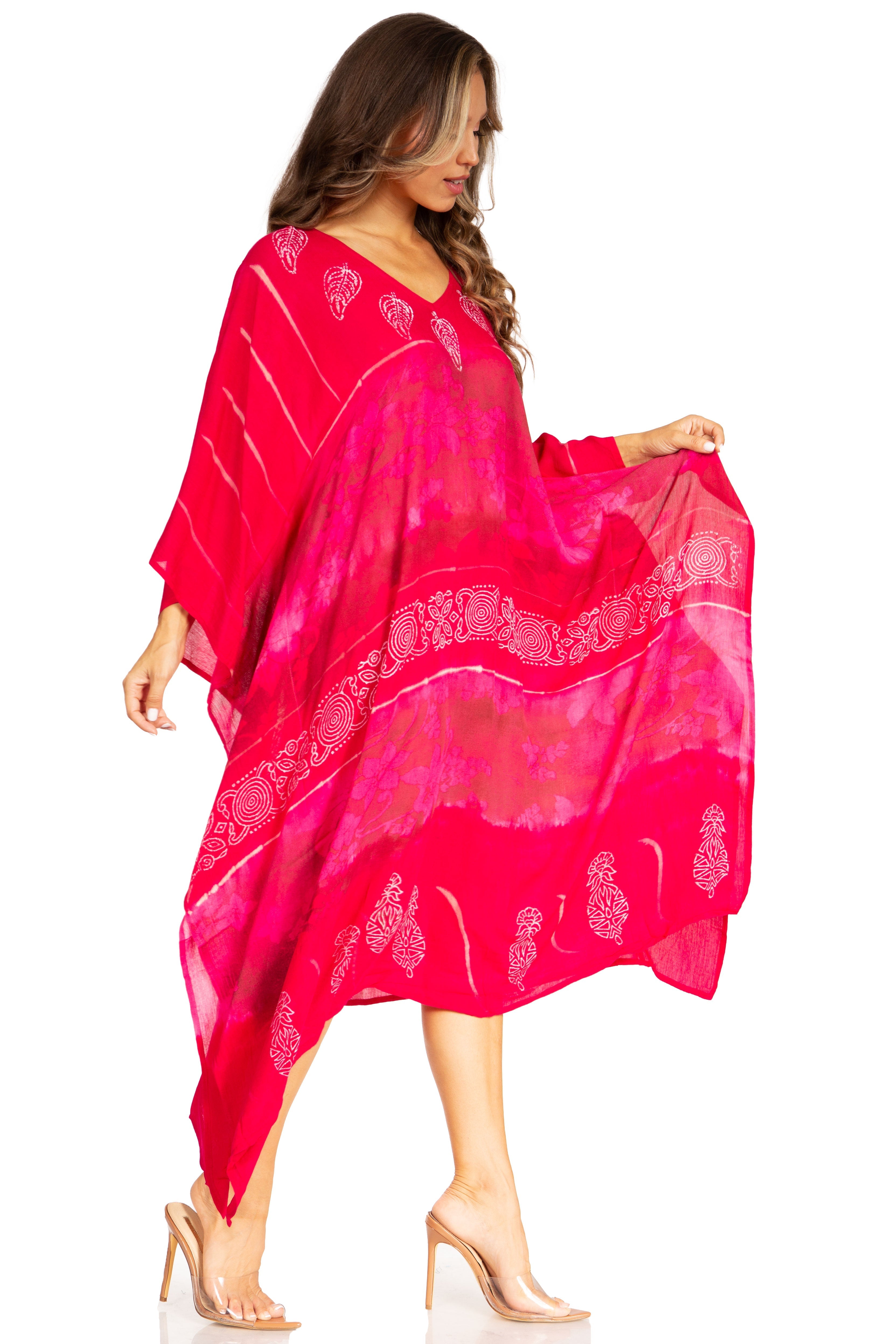 Sakkas - Clementine Second Women's Tie Dye Caftan Dress