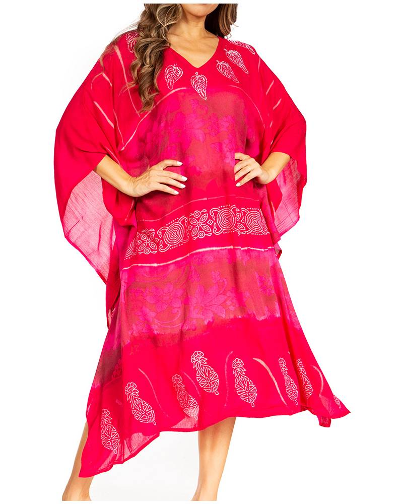 Sakkas - Clementine Second Women's Tie Dye Caftan Dress