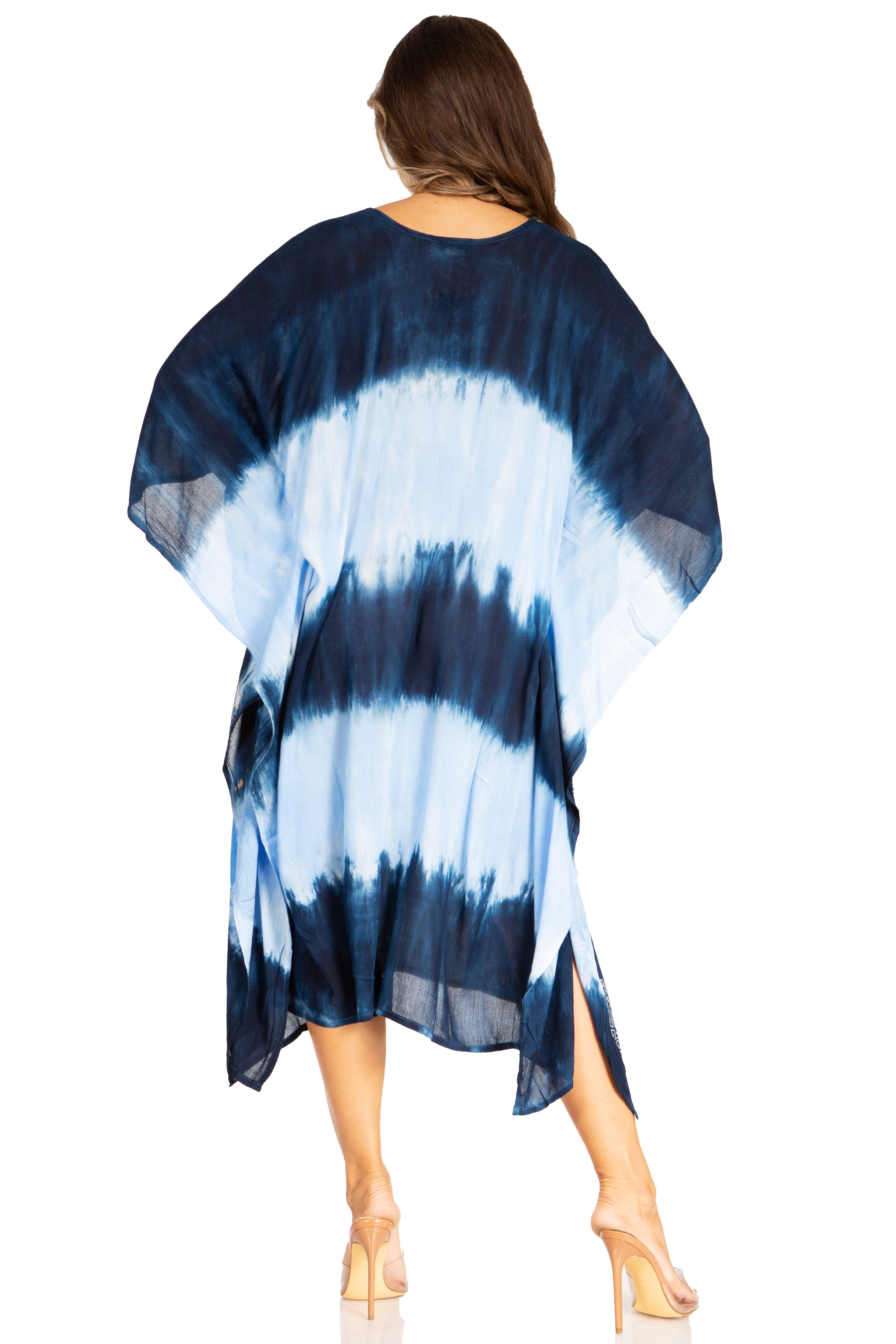 Sakkas - Clementine Second Women's Tie Dye Caftan Dress