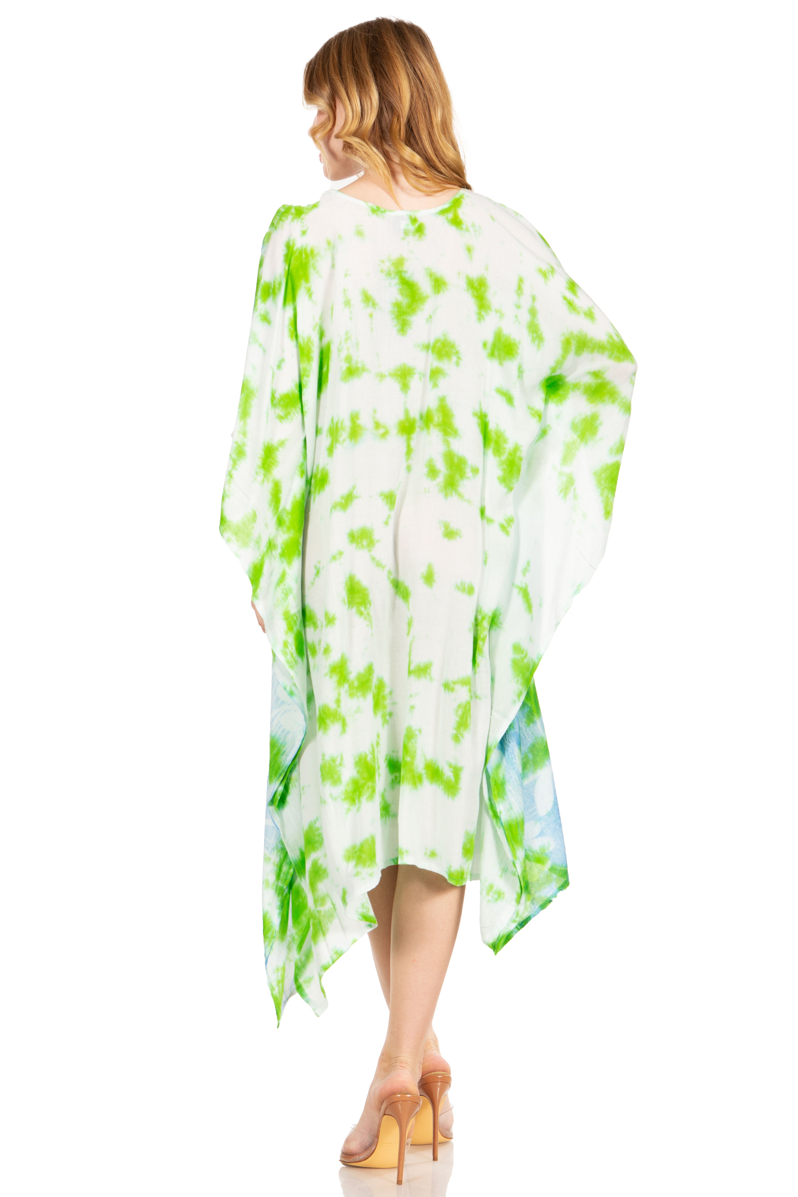 Sakkas - Clementine Second Women's Tie Dye Caftan Dress
