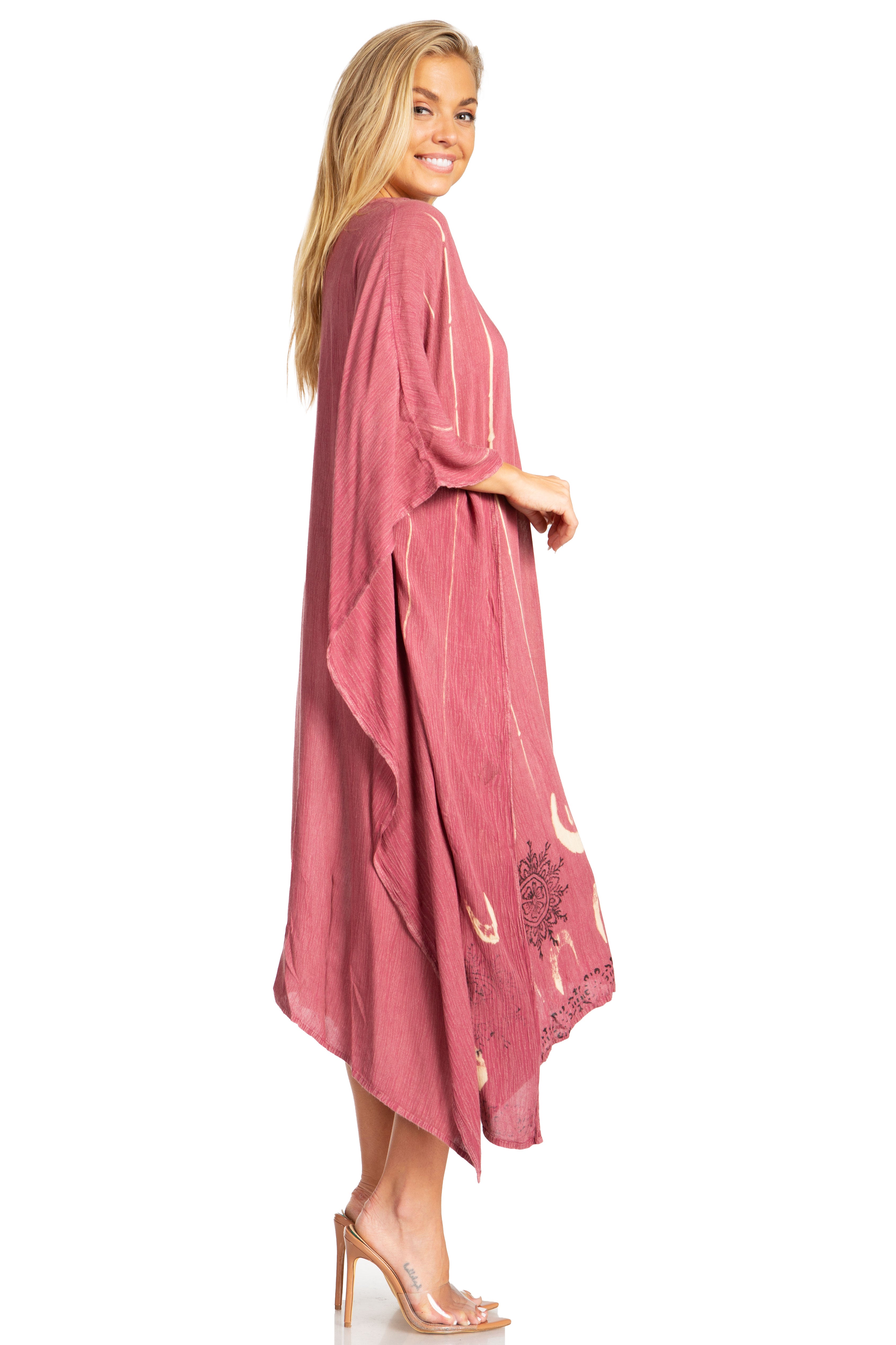 Sakkas - Clementine Third Tie Dye Caftan