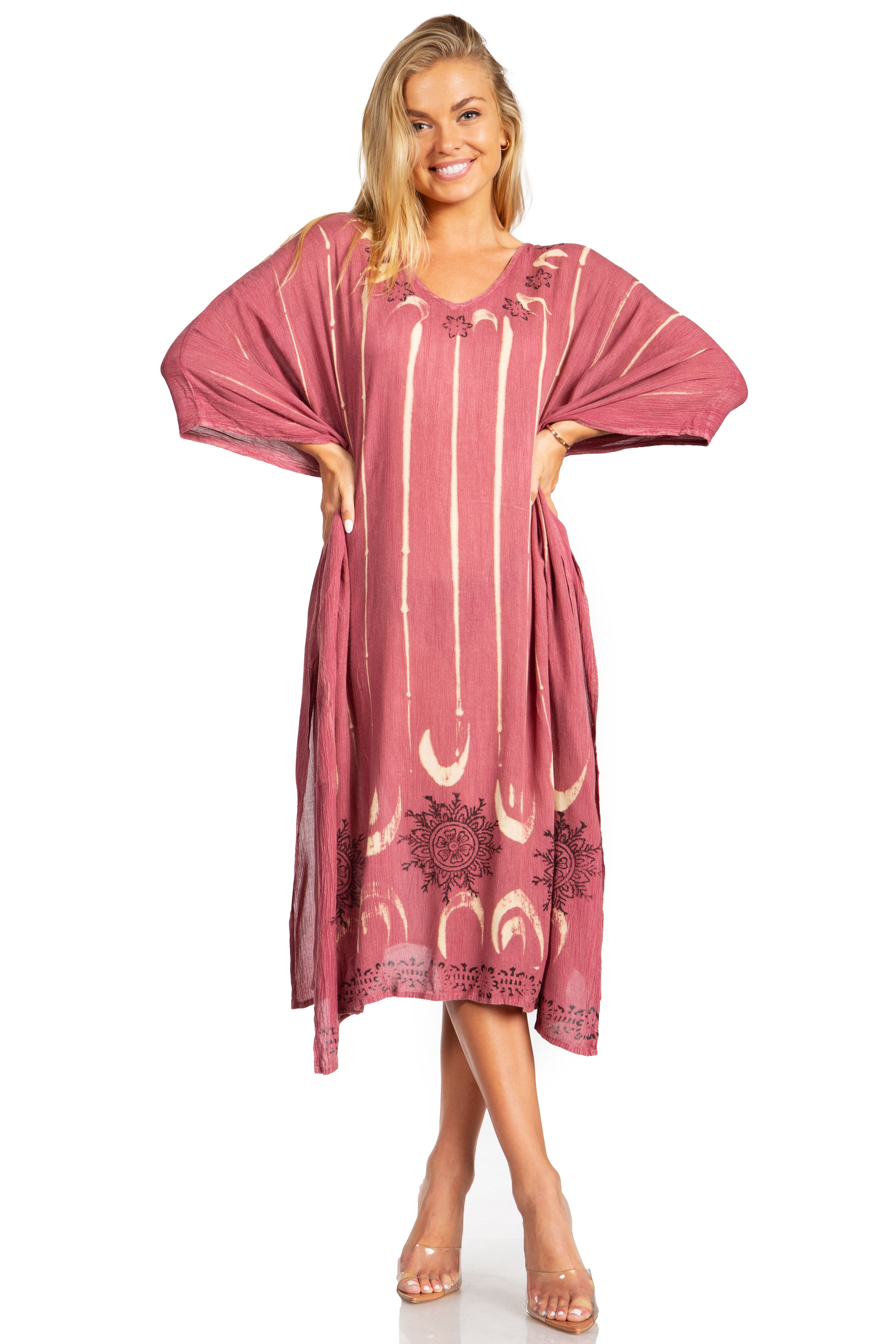 Sakkas - Clementine Third Tie Dye Caftan