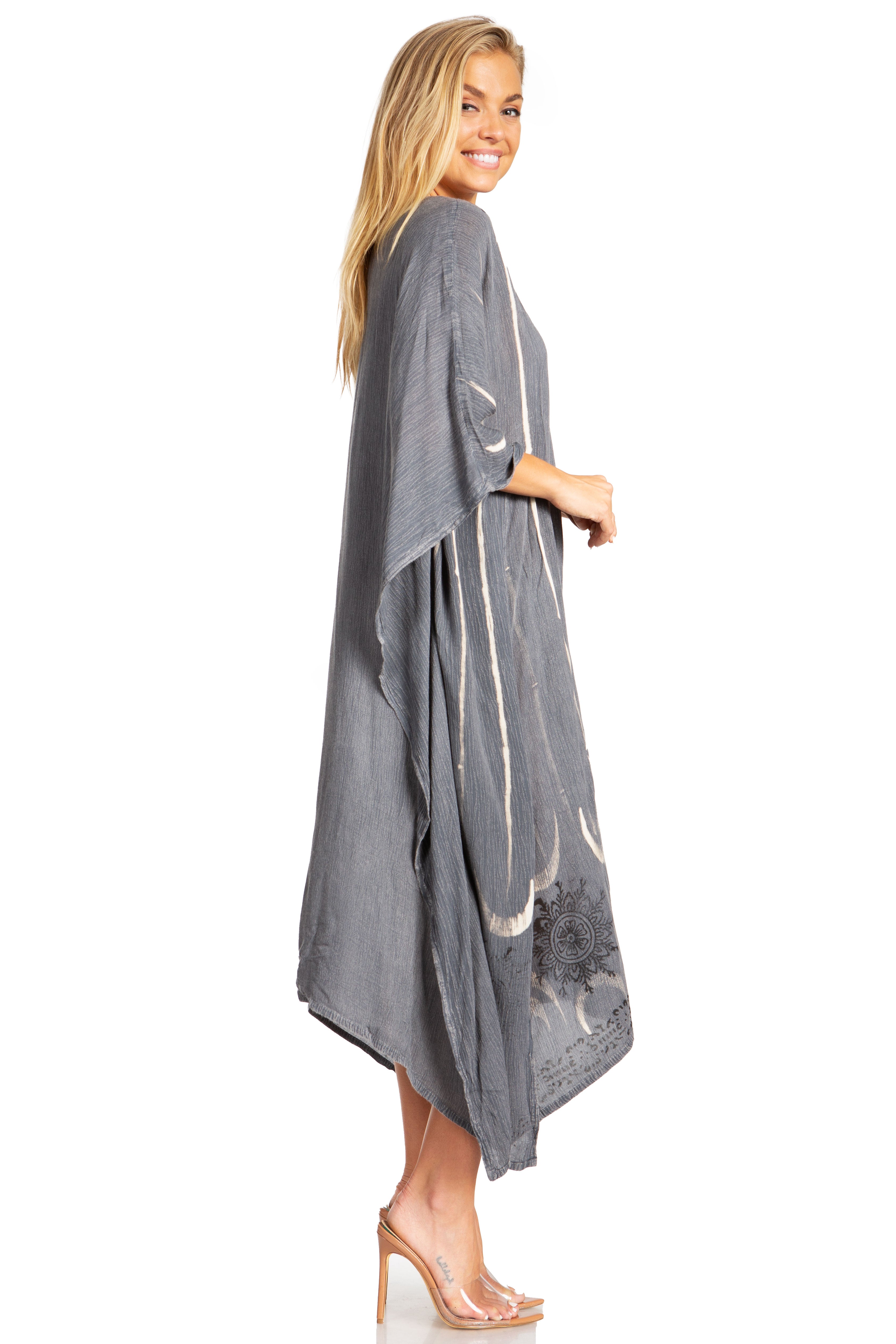 Sakkas - Clementine Third Tie Dye Caftan