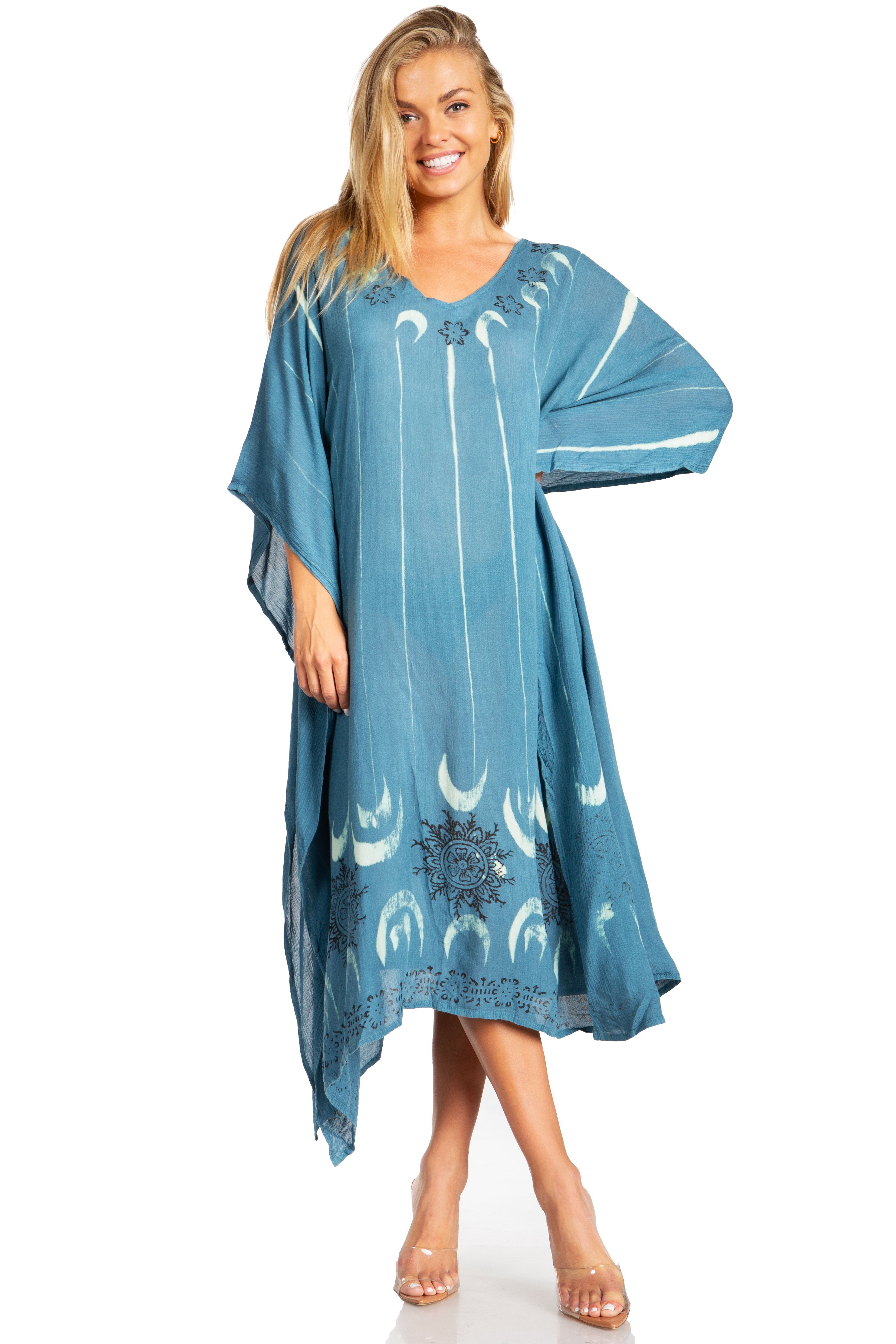 Sakkas - Clementine Third Tie Dye Caftan