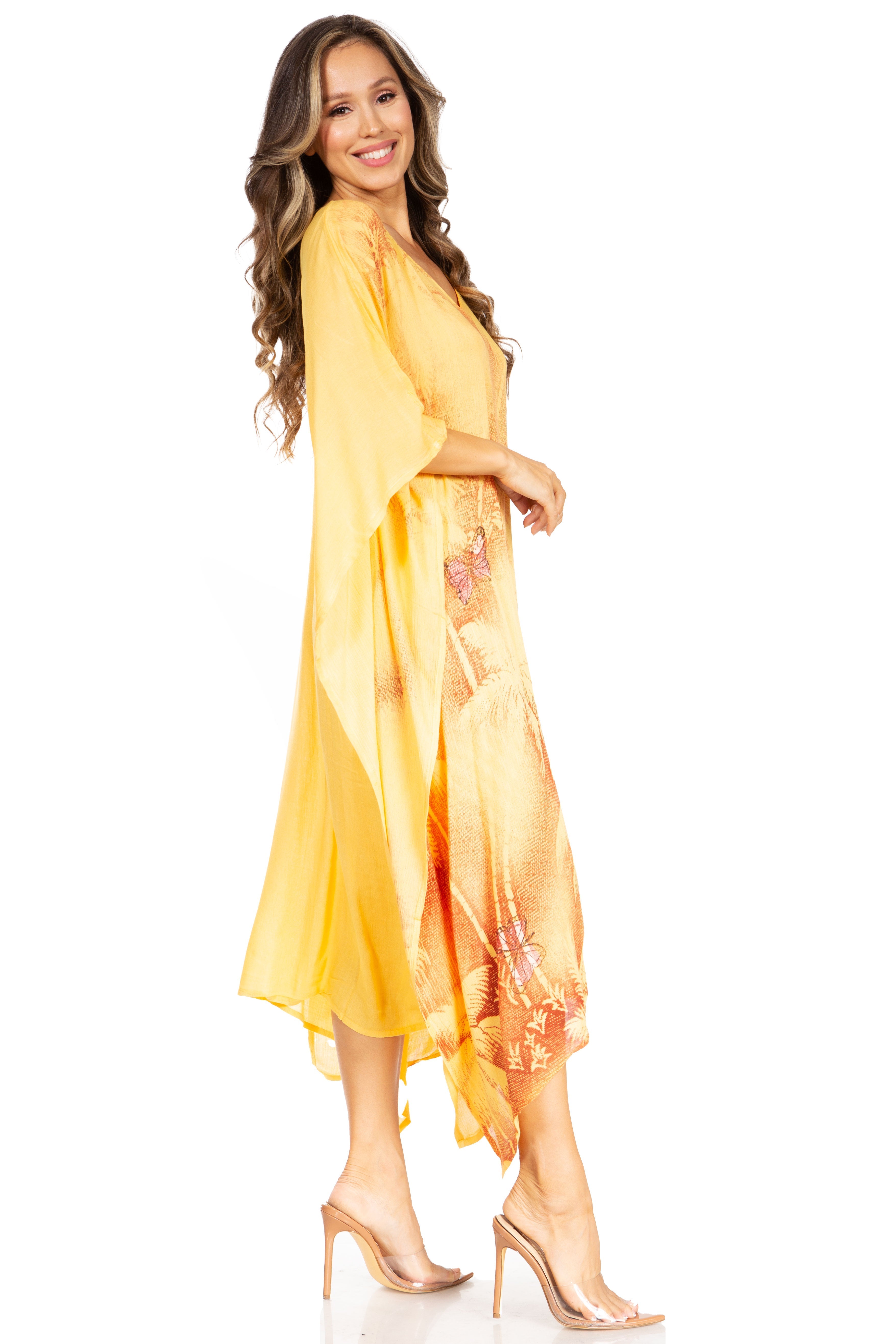 Sakkas - Clementine Third Tie Dye Caftan