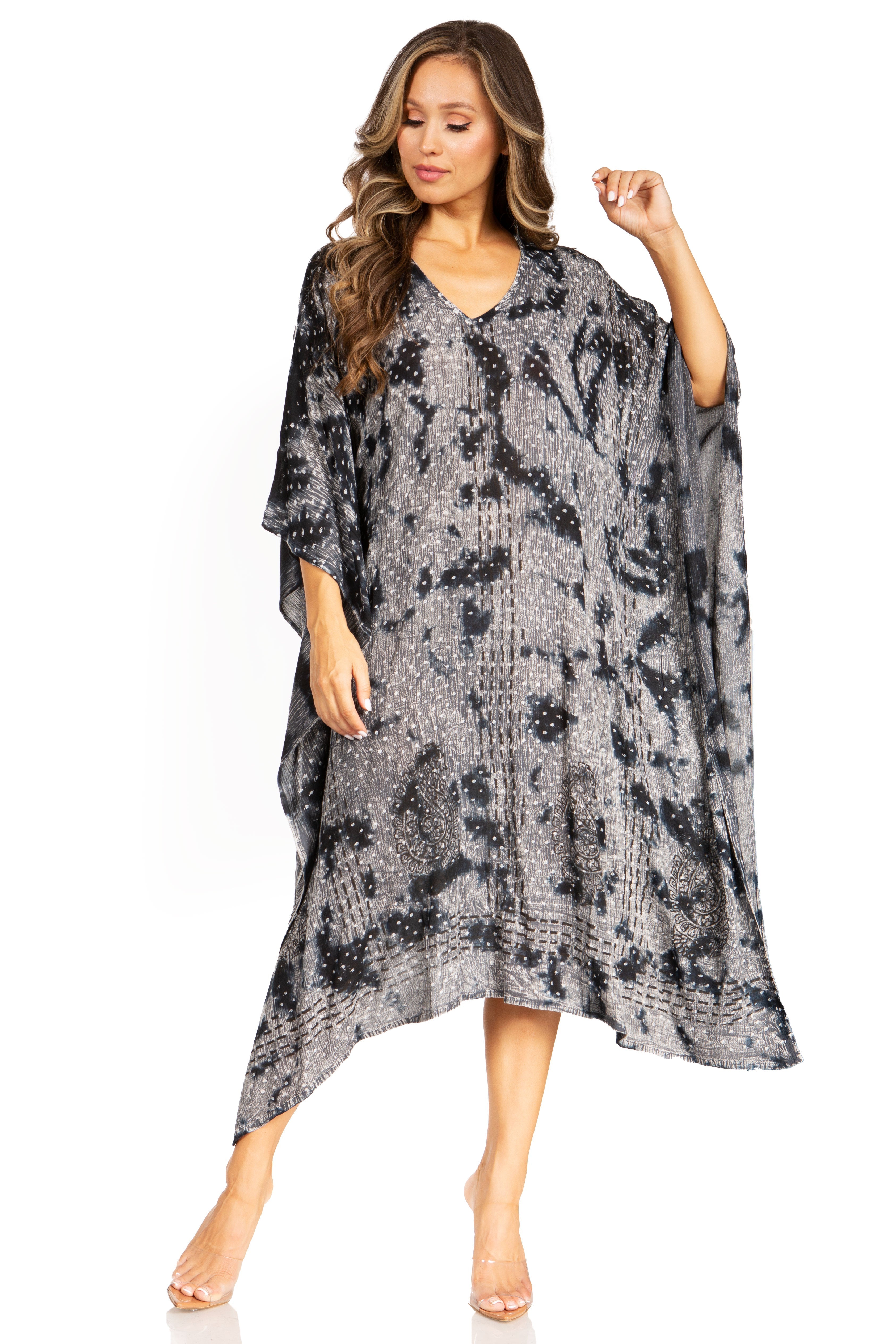 Sakkas - Clementine Third Tie Dye Caftan