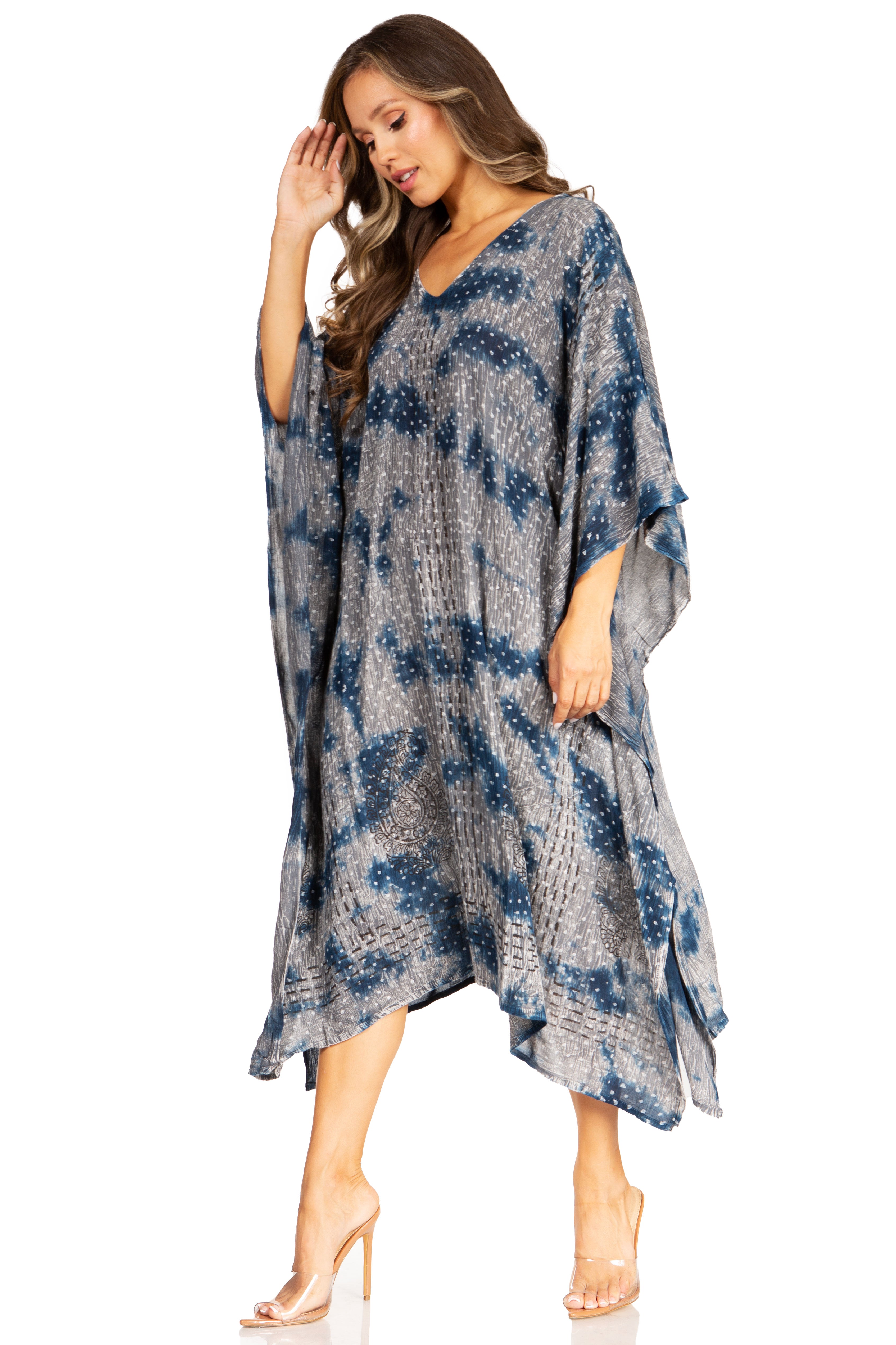 Sakkas - Clementine Third Tie Dye Caftan