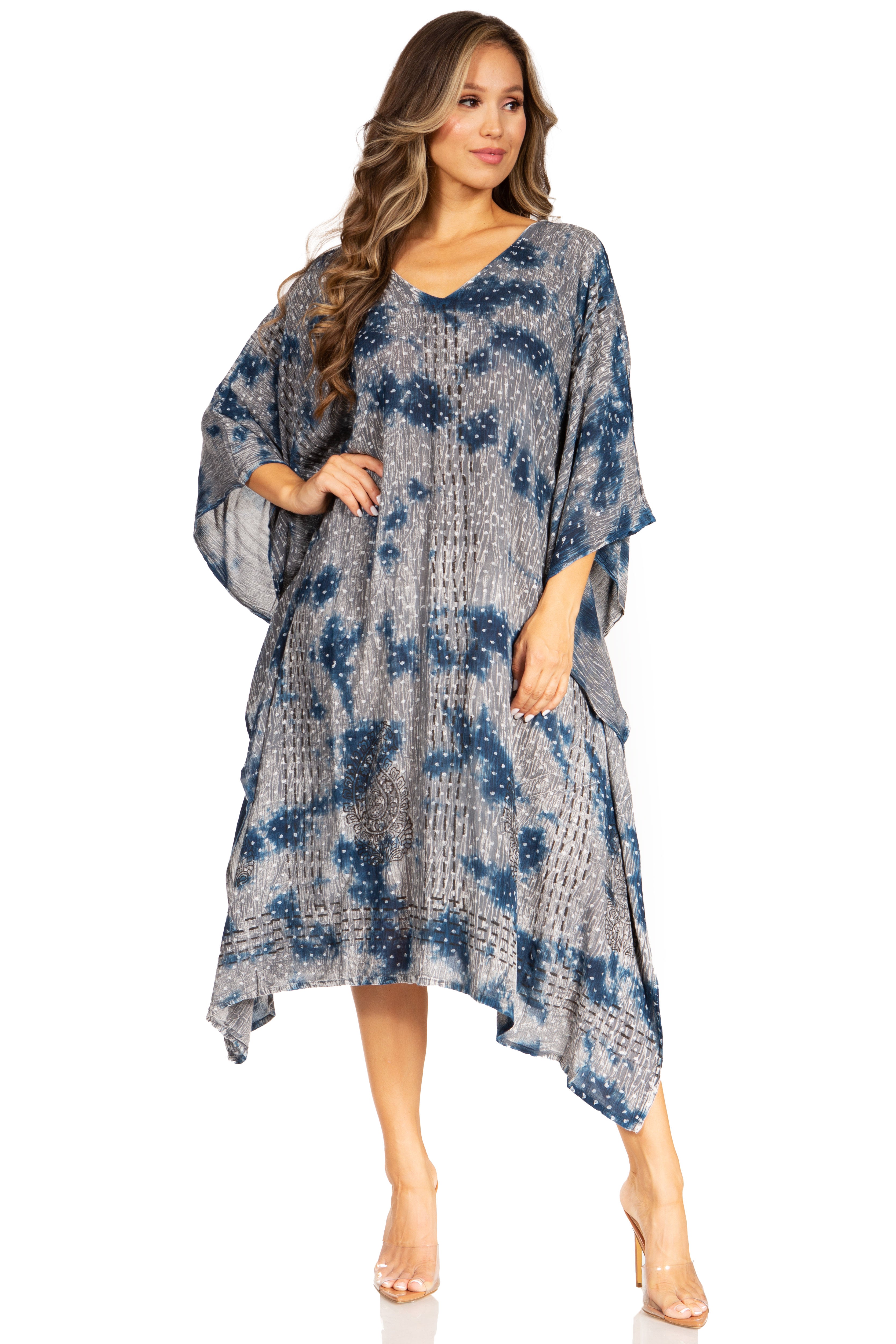 Sakkas - Clementine Third Tie Dye Caftan