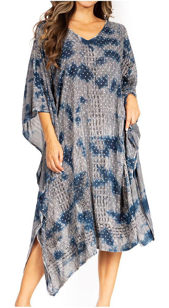 Sakkas - Clementine Third Tie Dye Caftan