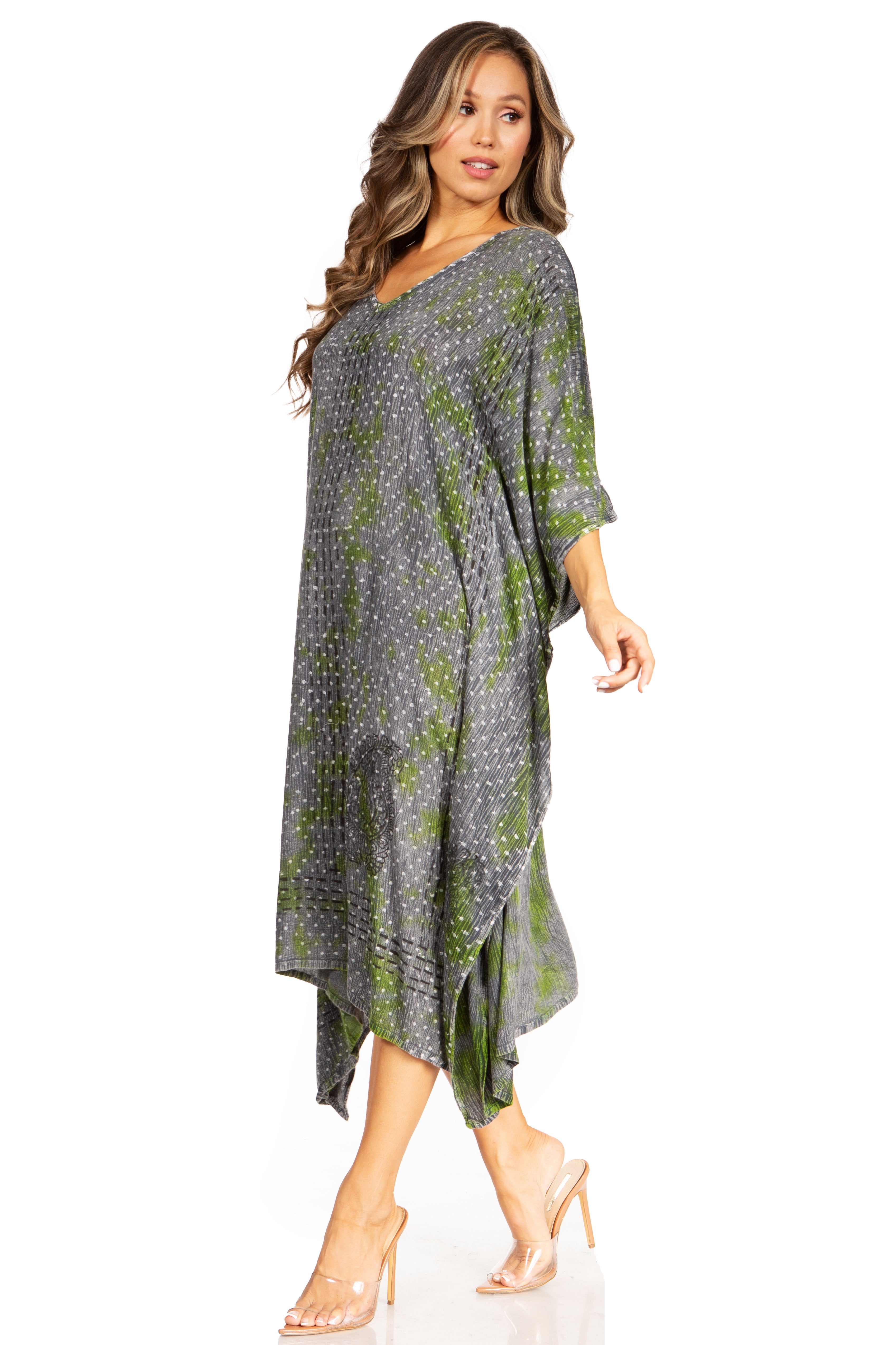Sakkas - Clementine Third Tie Dye Caftan