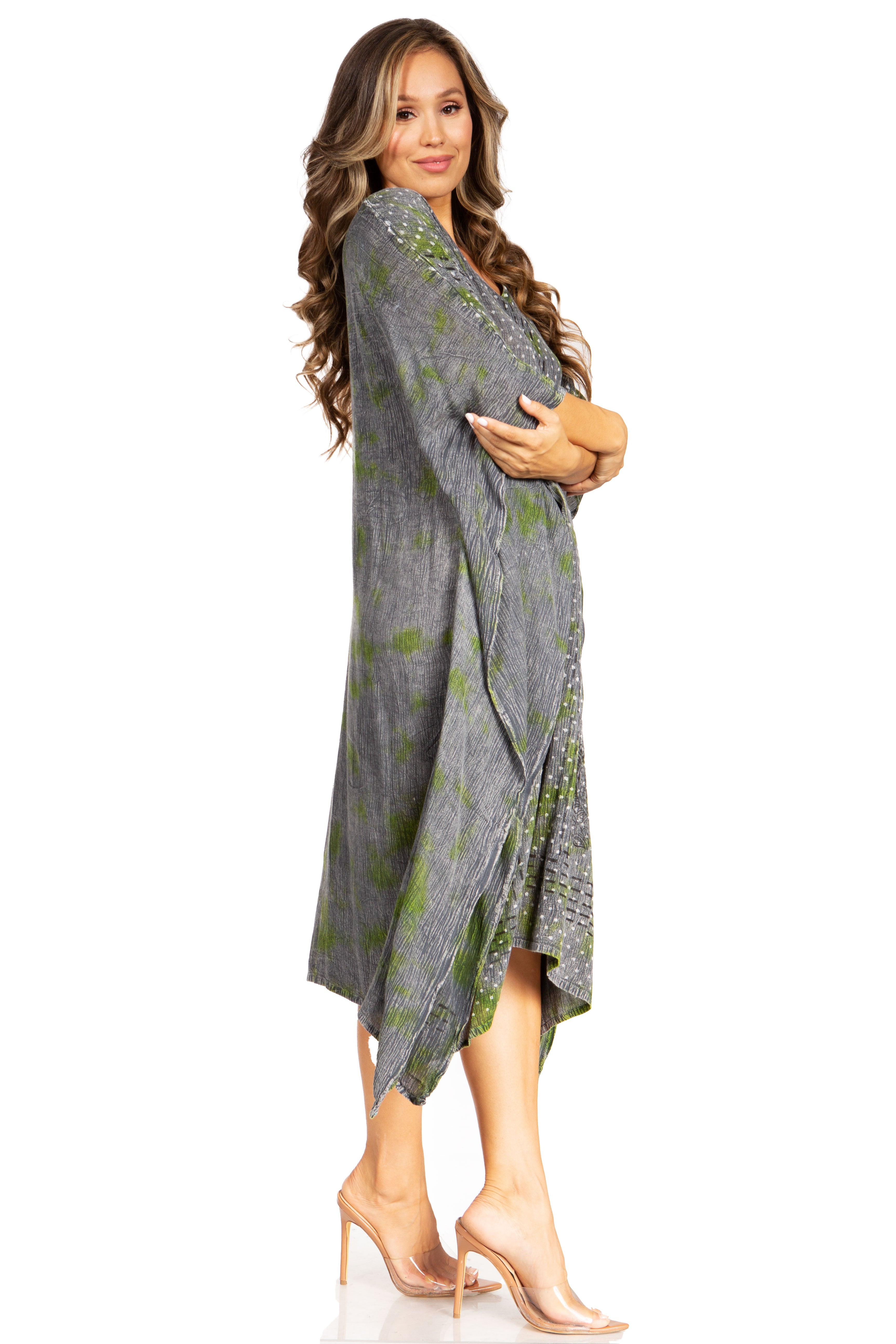Sakkas - Clementine Third Tie Dye Caftan