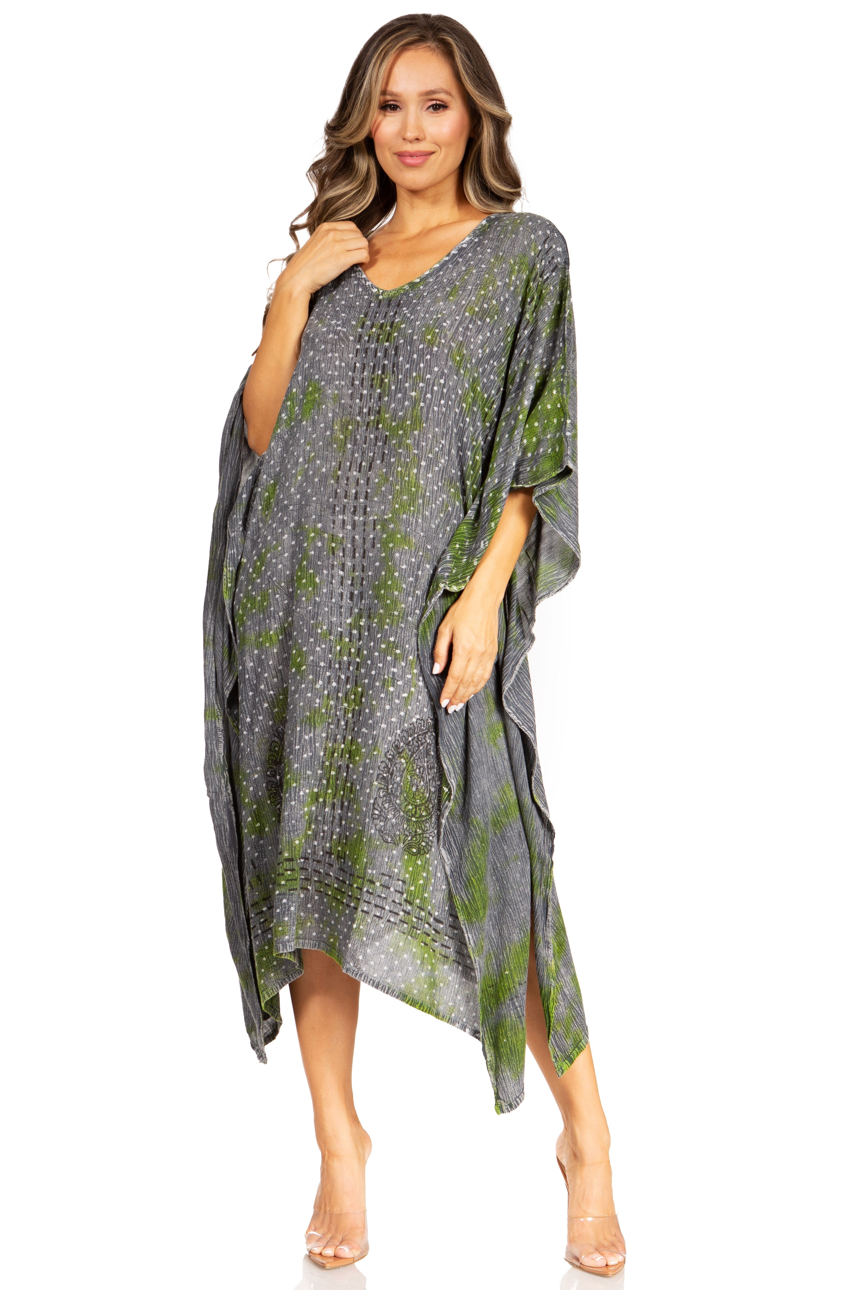 Sakkas - Clementine Third Tie Dye Caftan