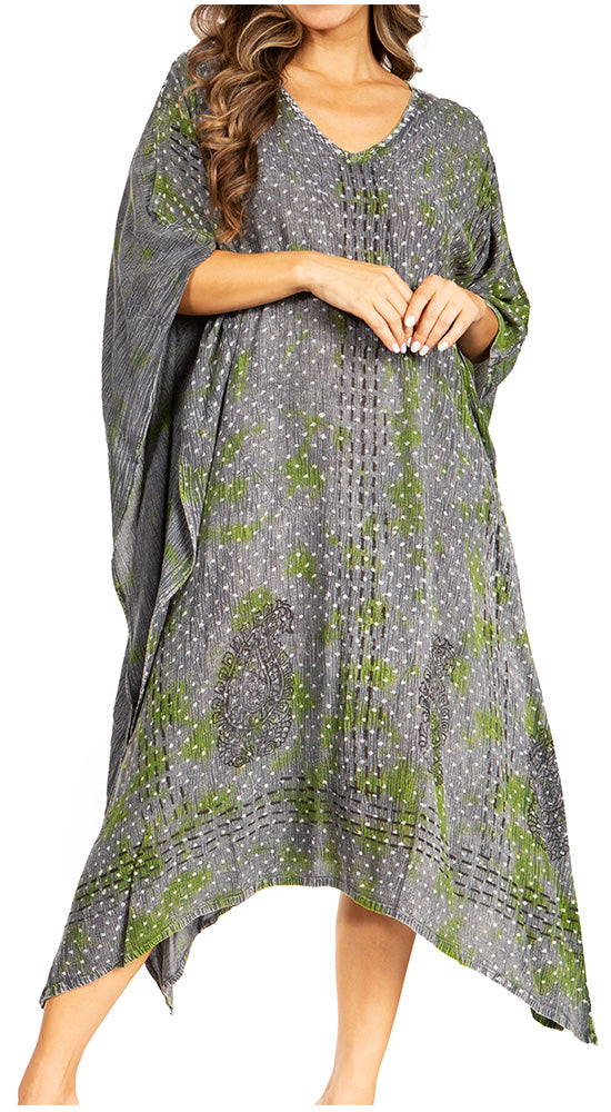 Sakkas - Clementine Third Tie Dye Caftan