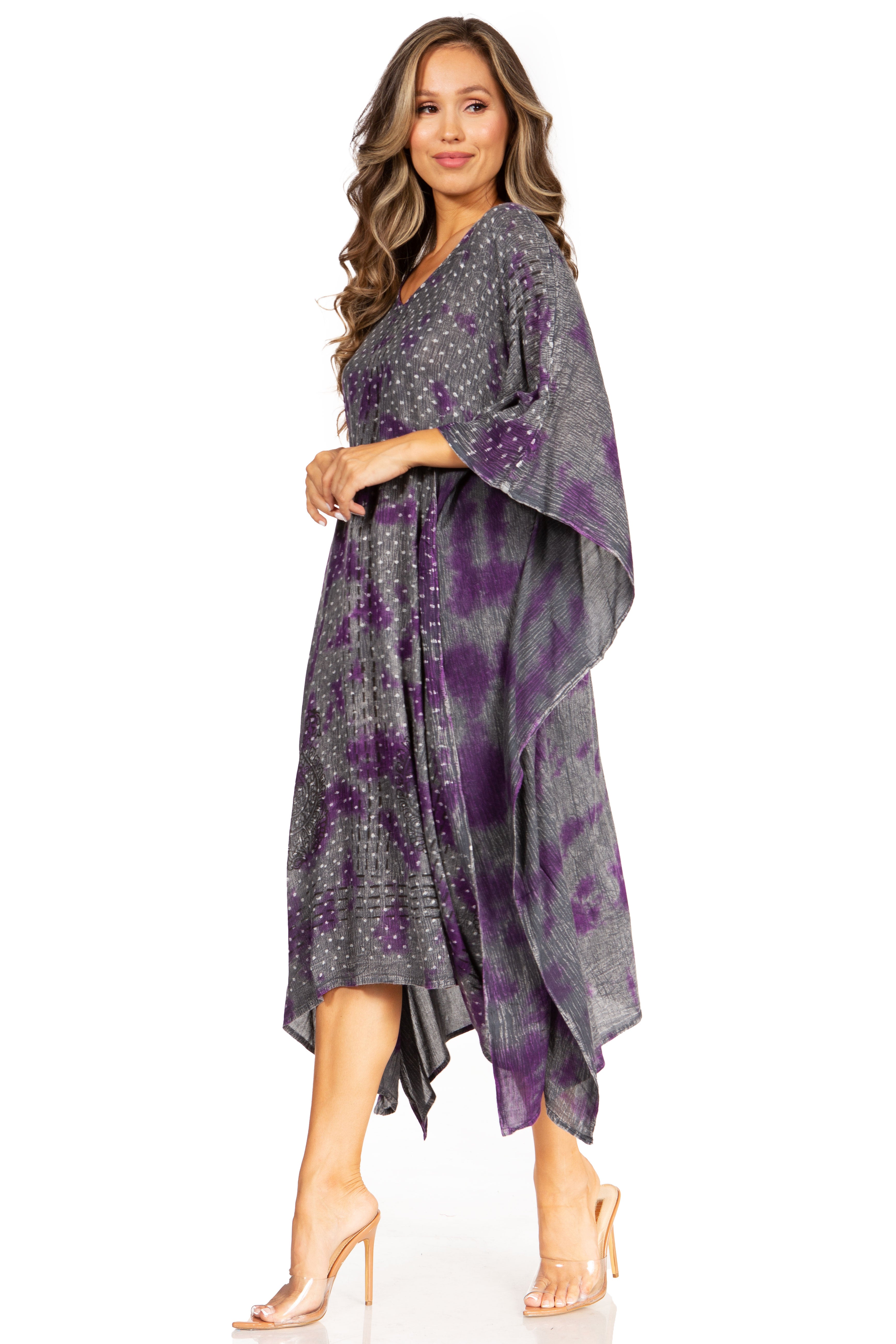 Sakkas - Clementine Third Tie Dye Caftan