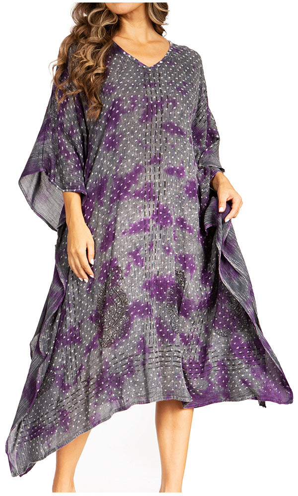 Sakkas - Clementine Third Tie Dye Caftan