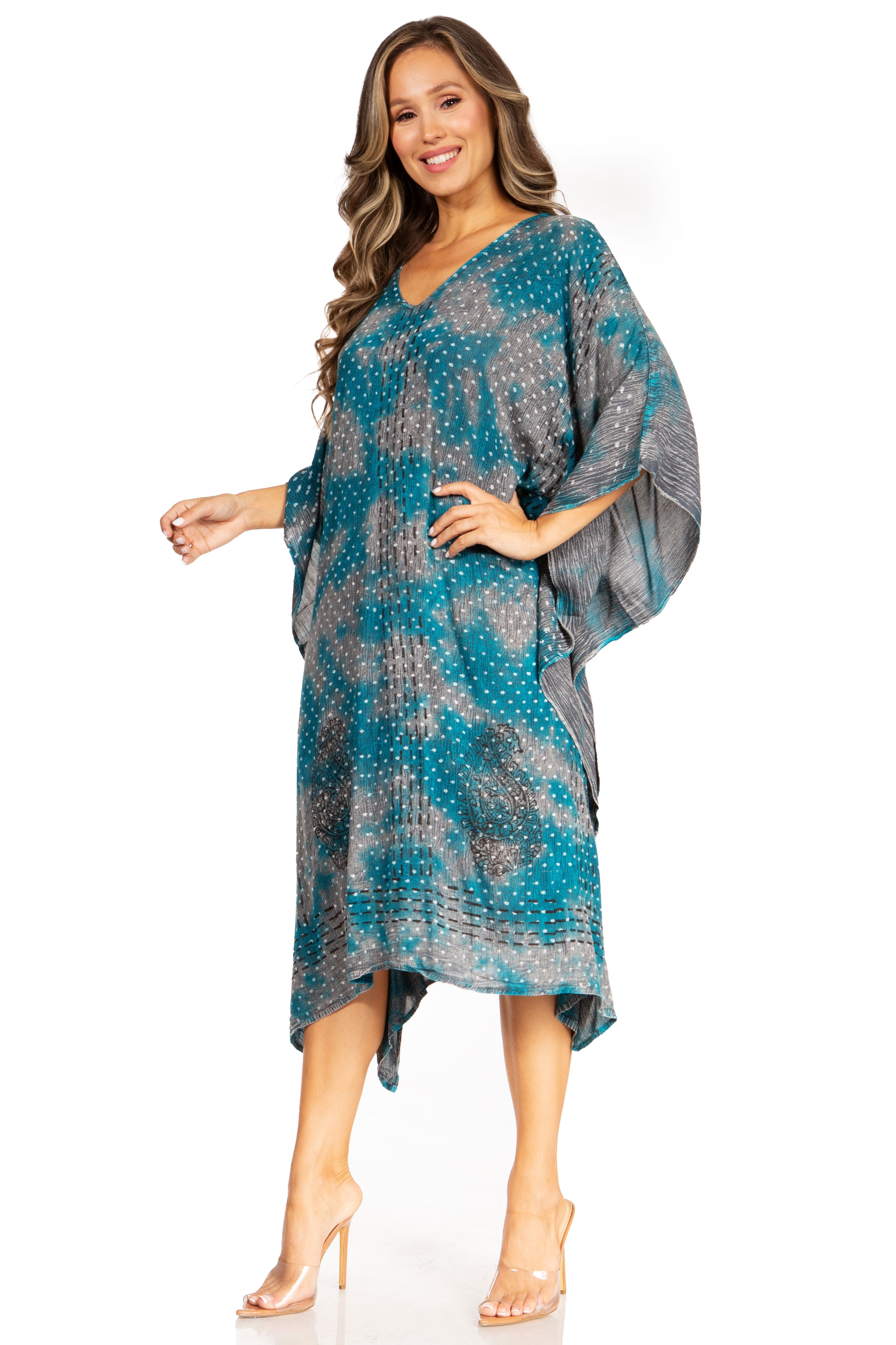 Sakkas - Clementine Third Tie Dye Caftan