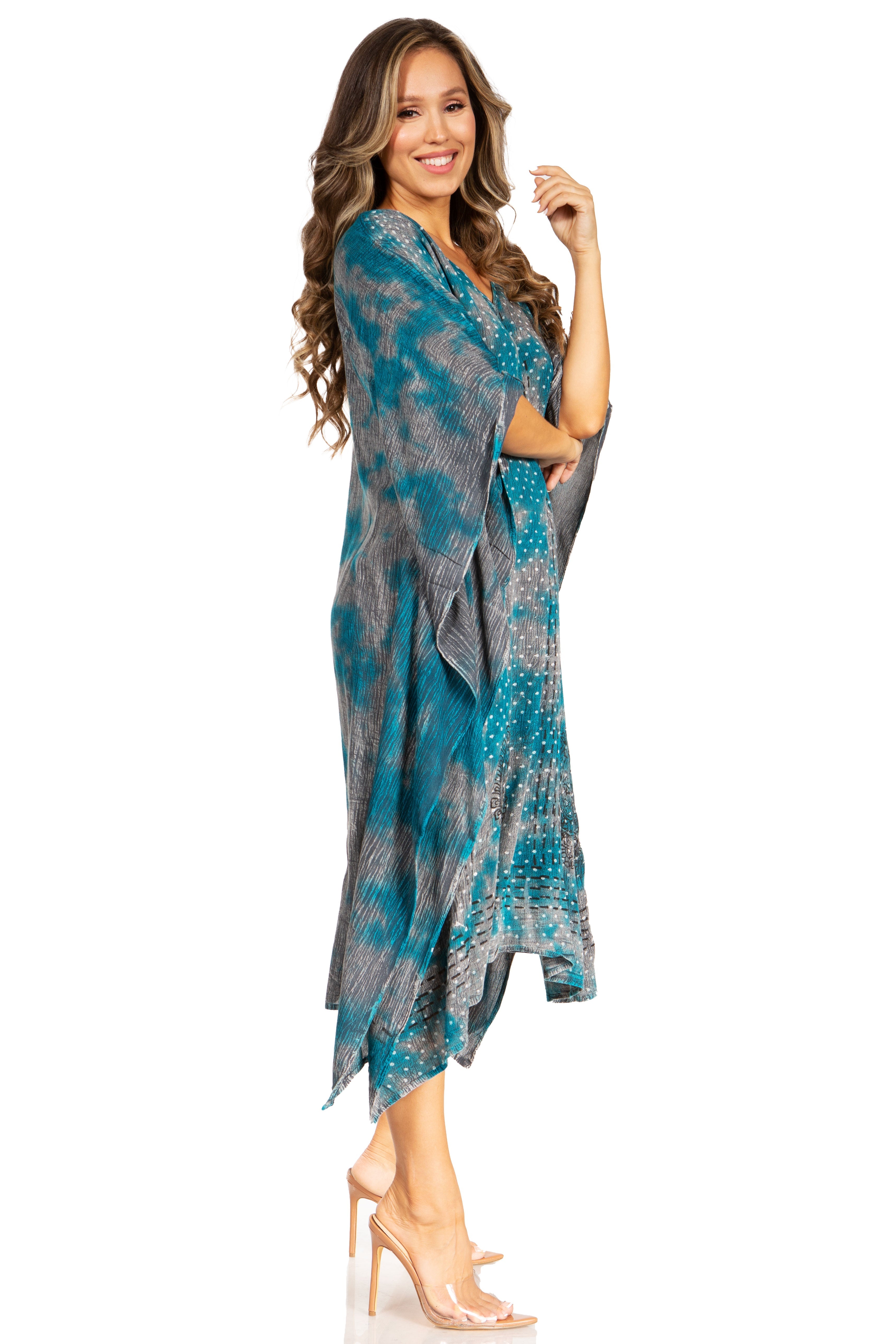 Sakkas - Clementine Third Tie Dye Caftan