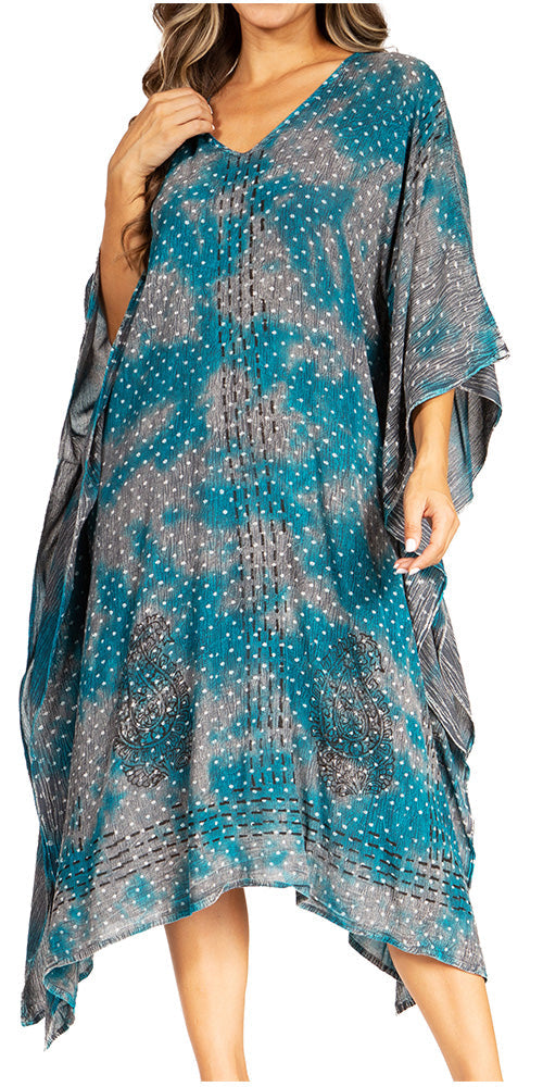 Sakkas - Clementine Third Tie Dye Caftan