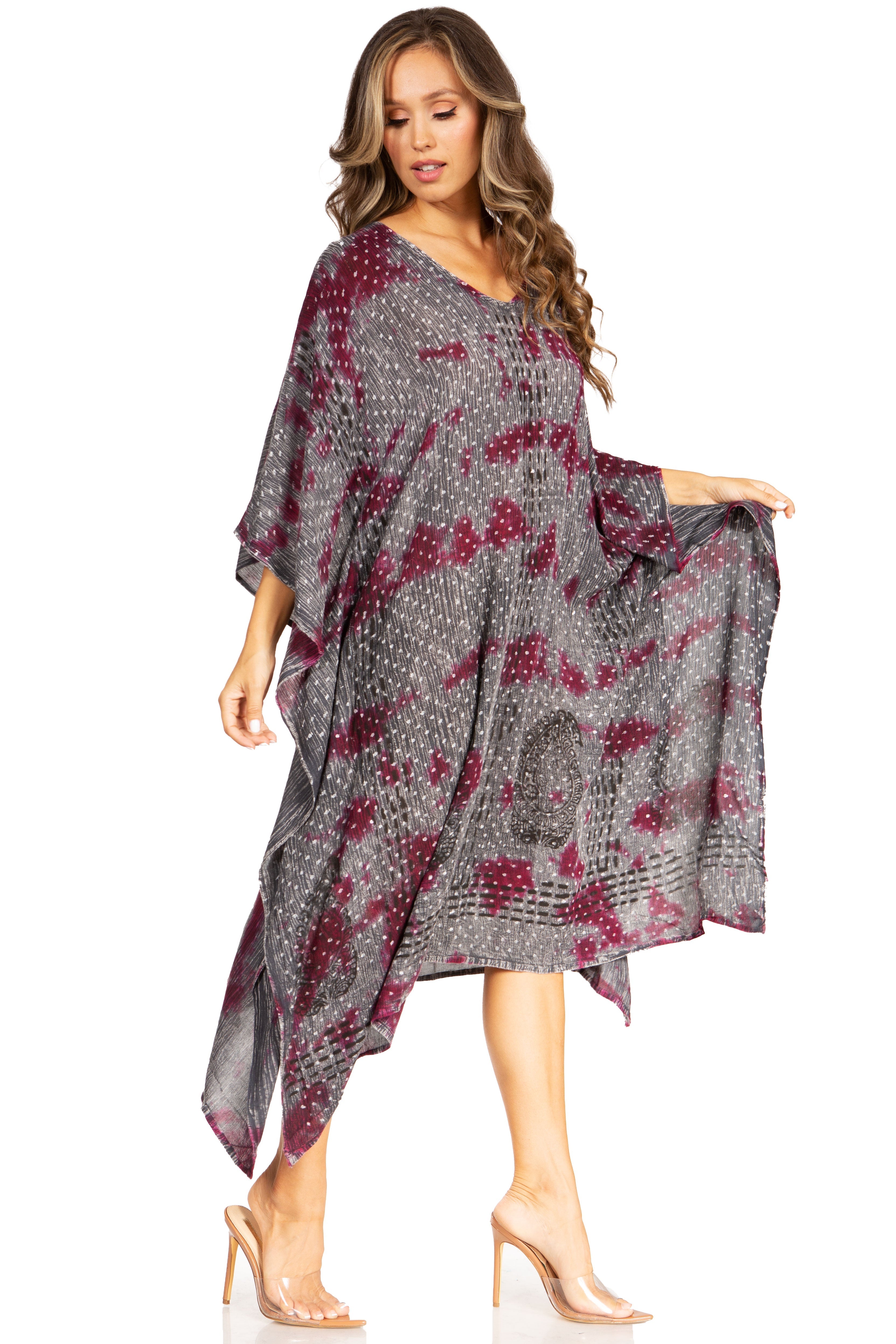 Sakkas - Clementine Third Tie Dye Caftan