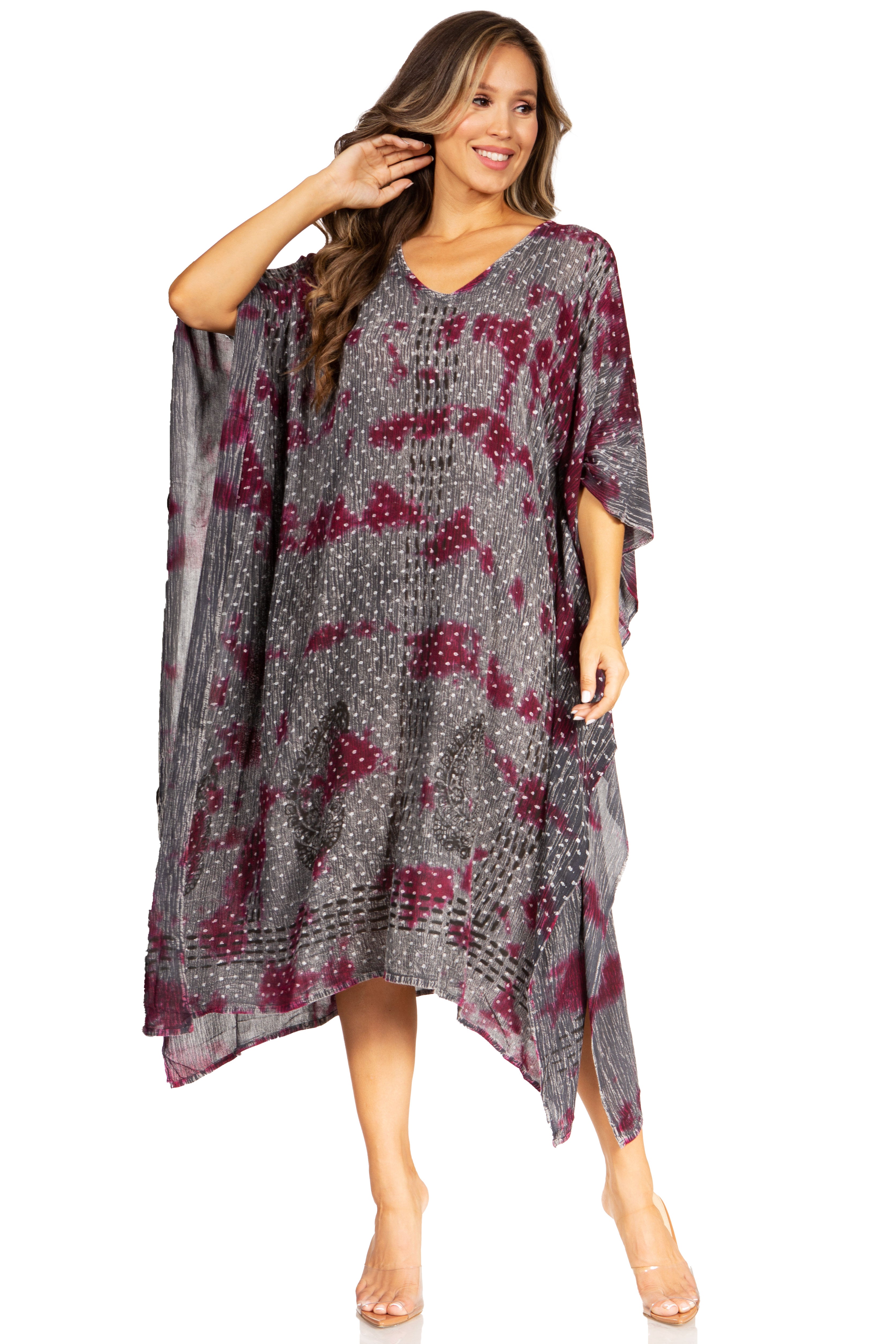 Sakkas - Clementine Third Tie Dye Caftan