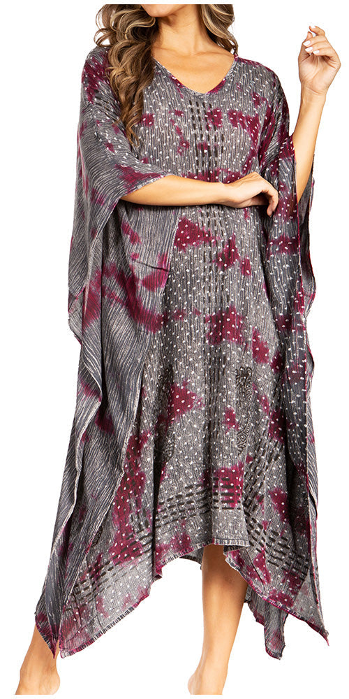 Sakkas - Clementine Third Tie Dye Caftan