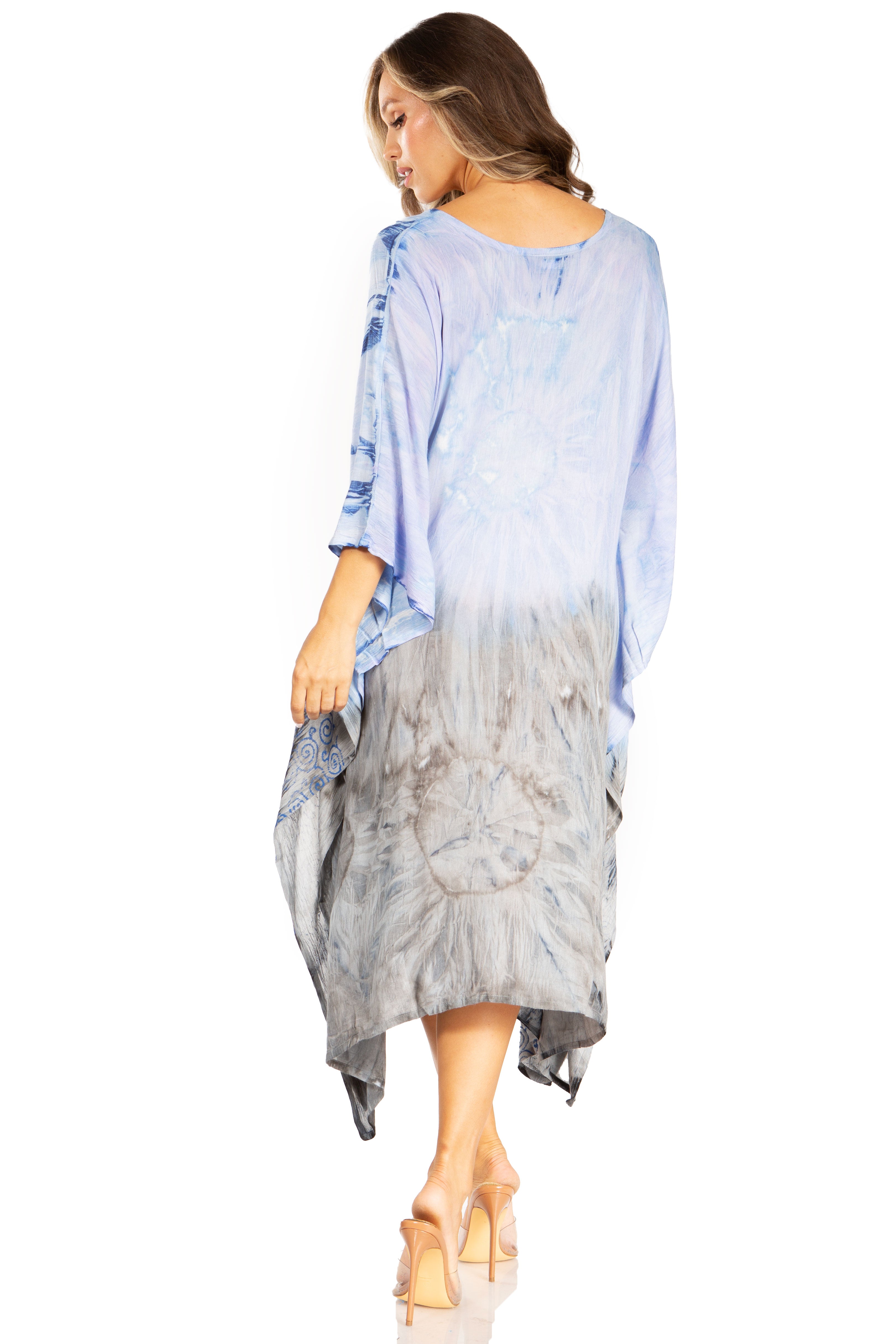 Sakkas - Clementine Third Tie Dye Caftan