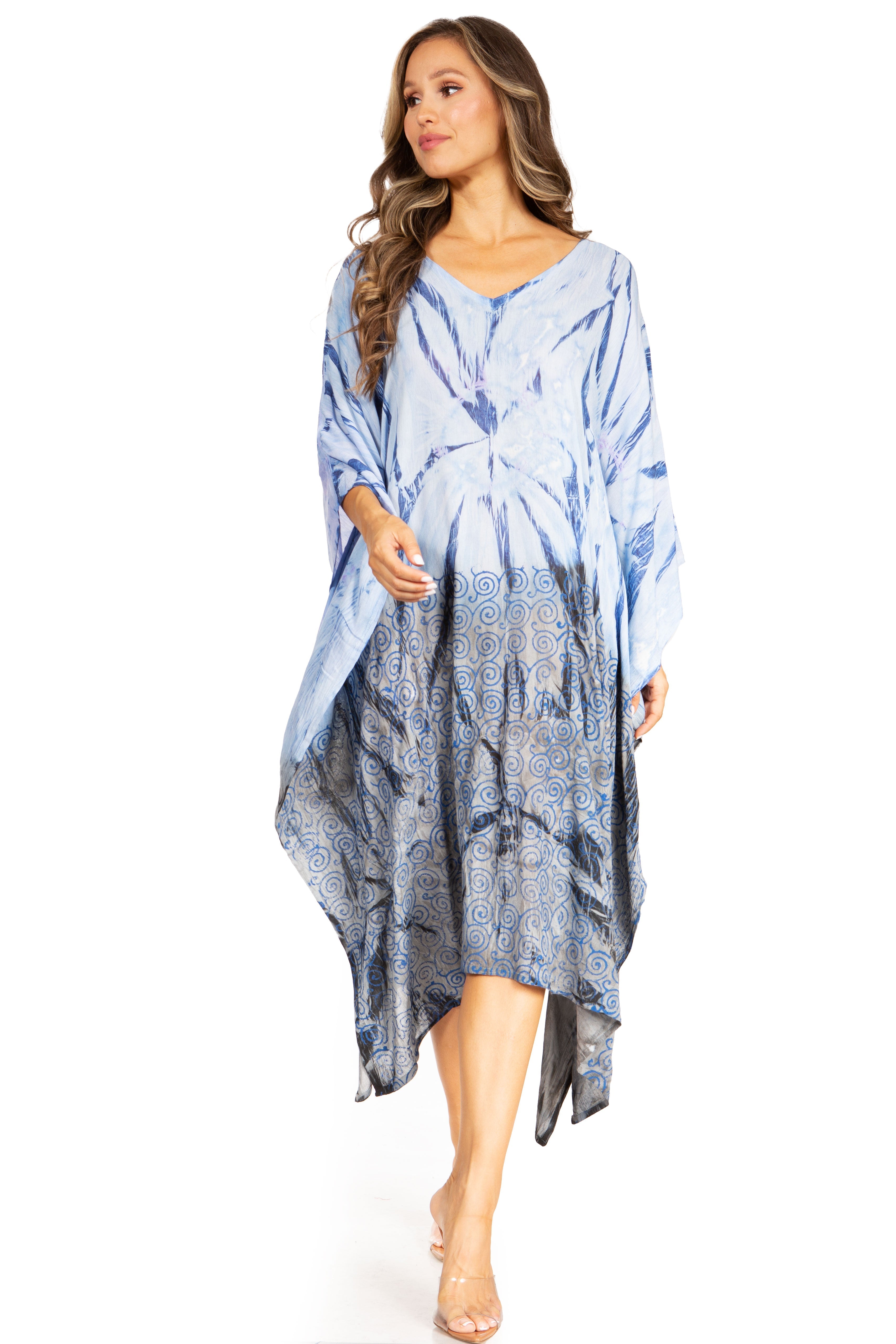Sakkas - Clementine Third Tie Dye Caftan