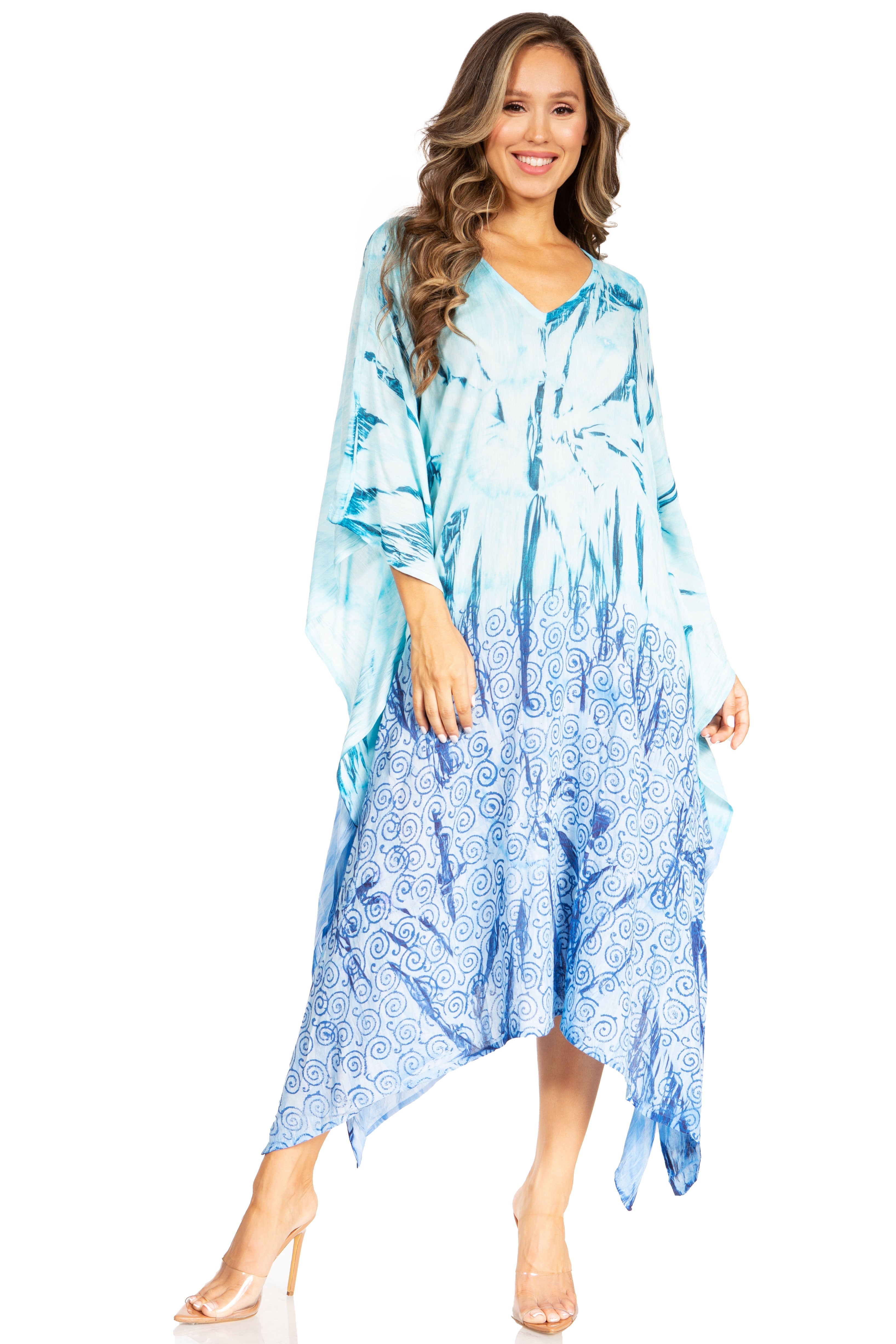 Sakkas - Clementine Third Tie Dye Caftan