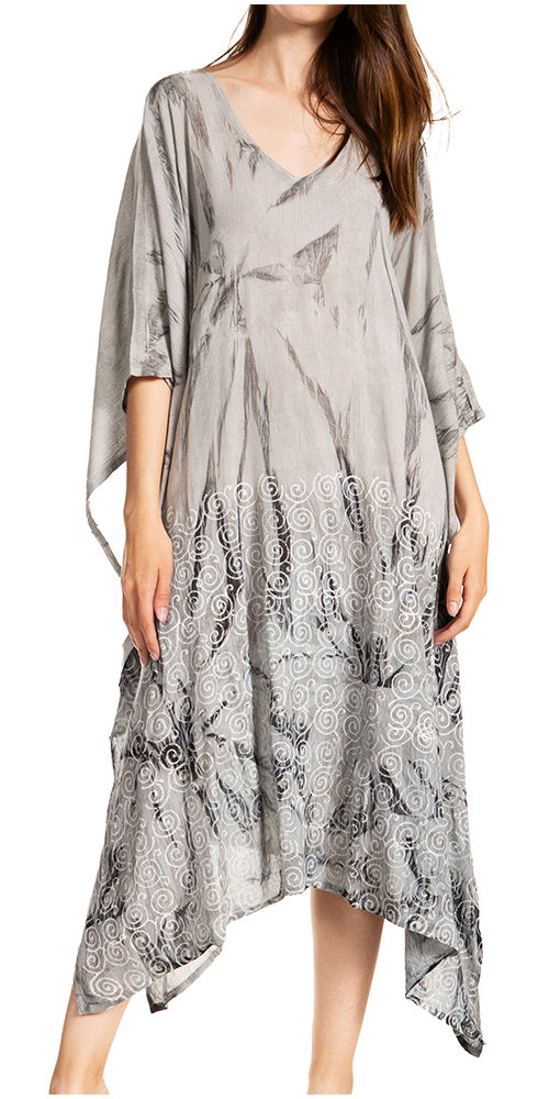 Sakkas - Clementine Third Tie Dye Caftan