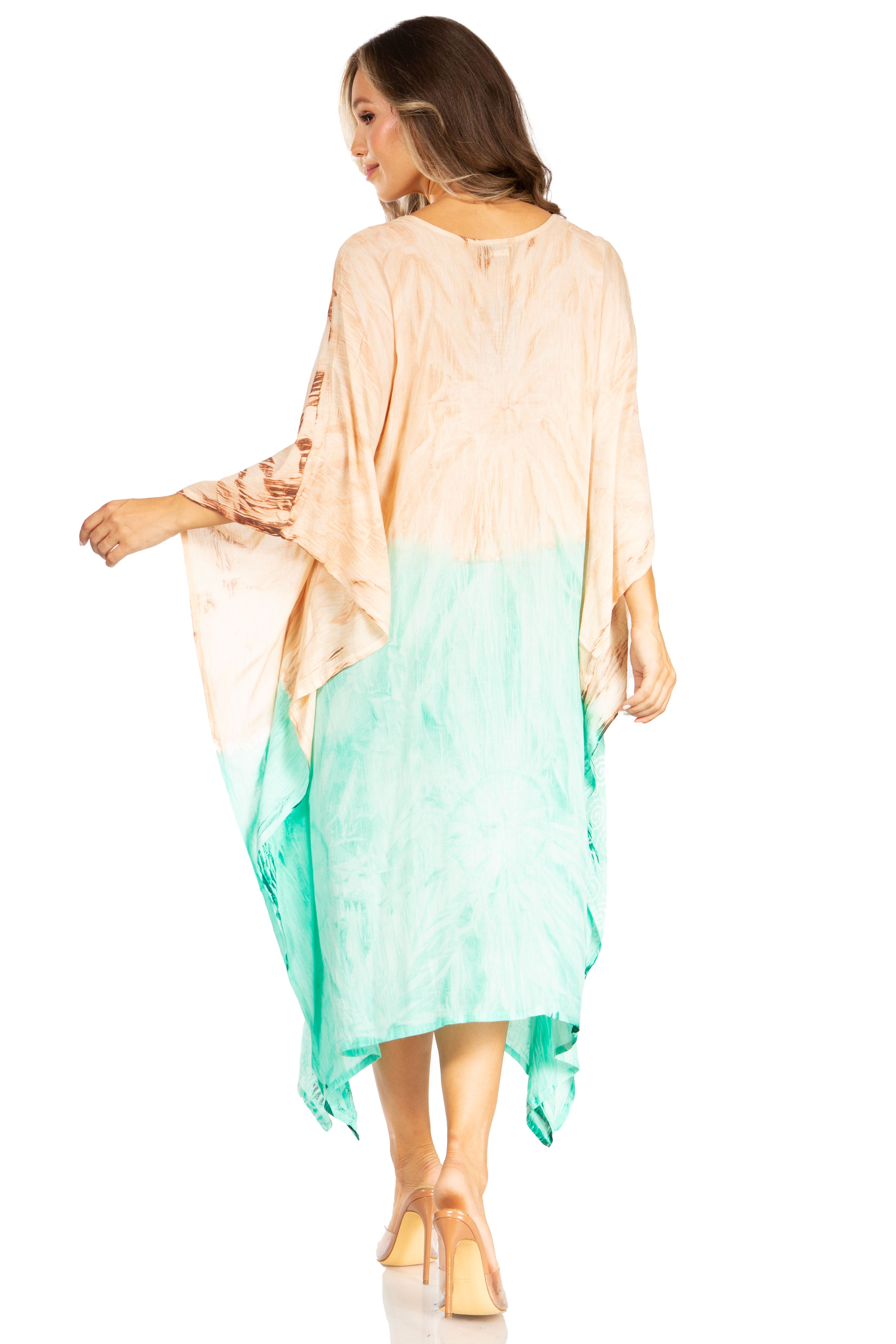 Sakkas - Clementine Third Tie Dye Caftan
