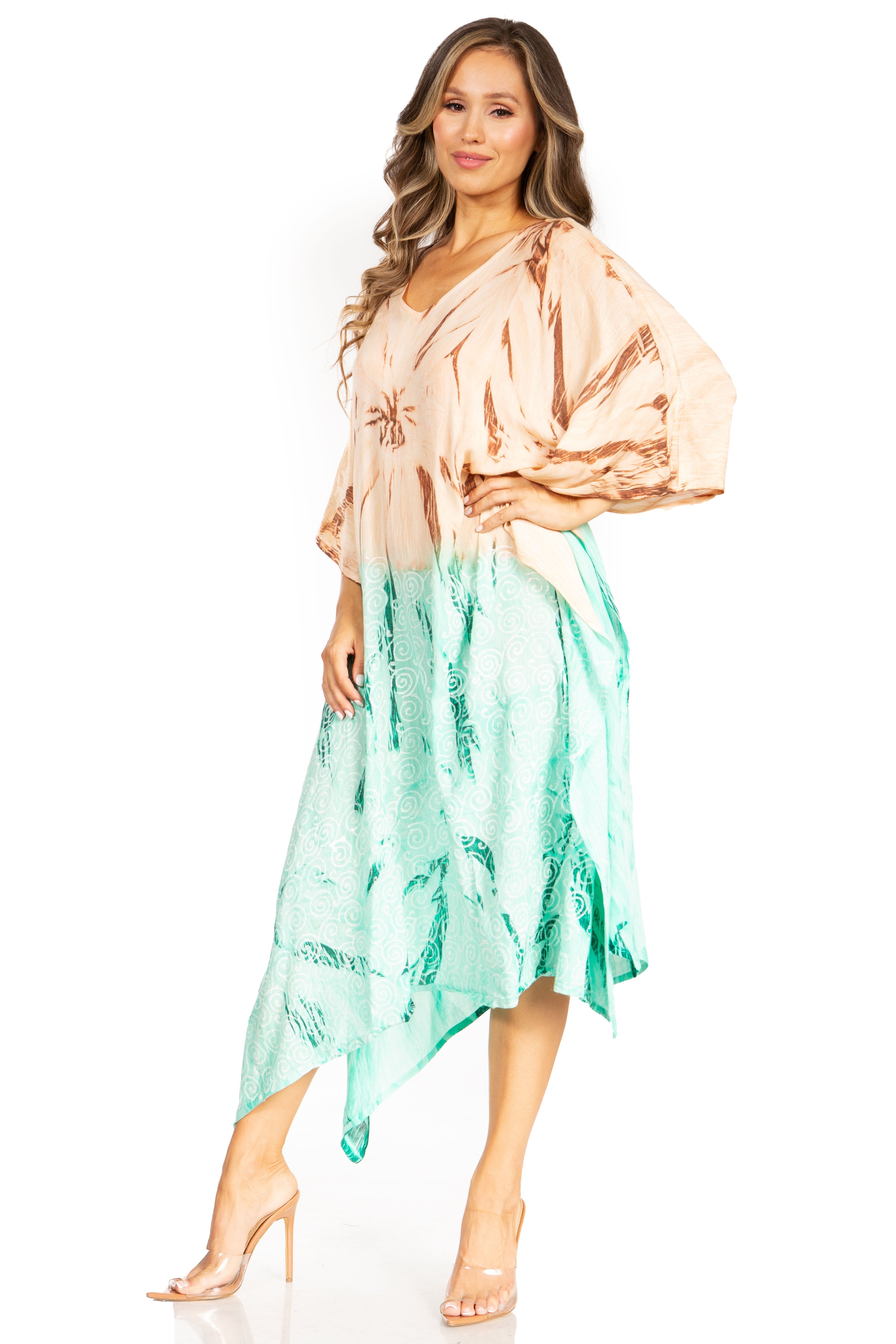 Sakkas - Clementine Third Tie Dye Caftan
